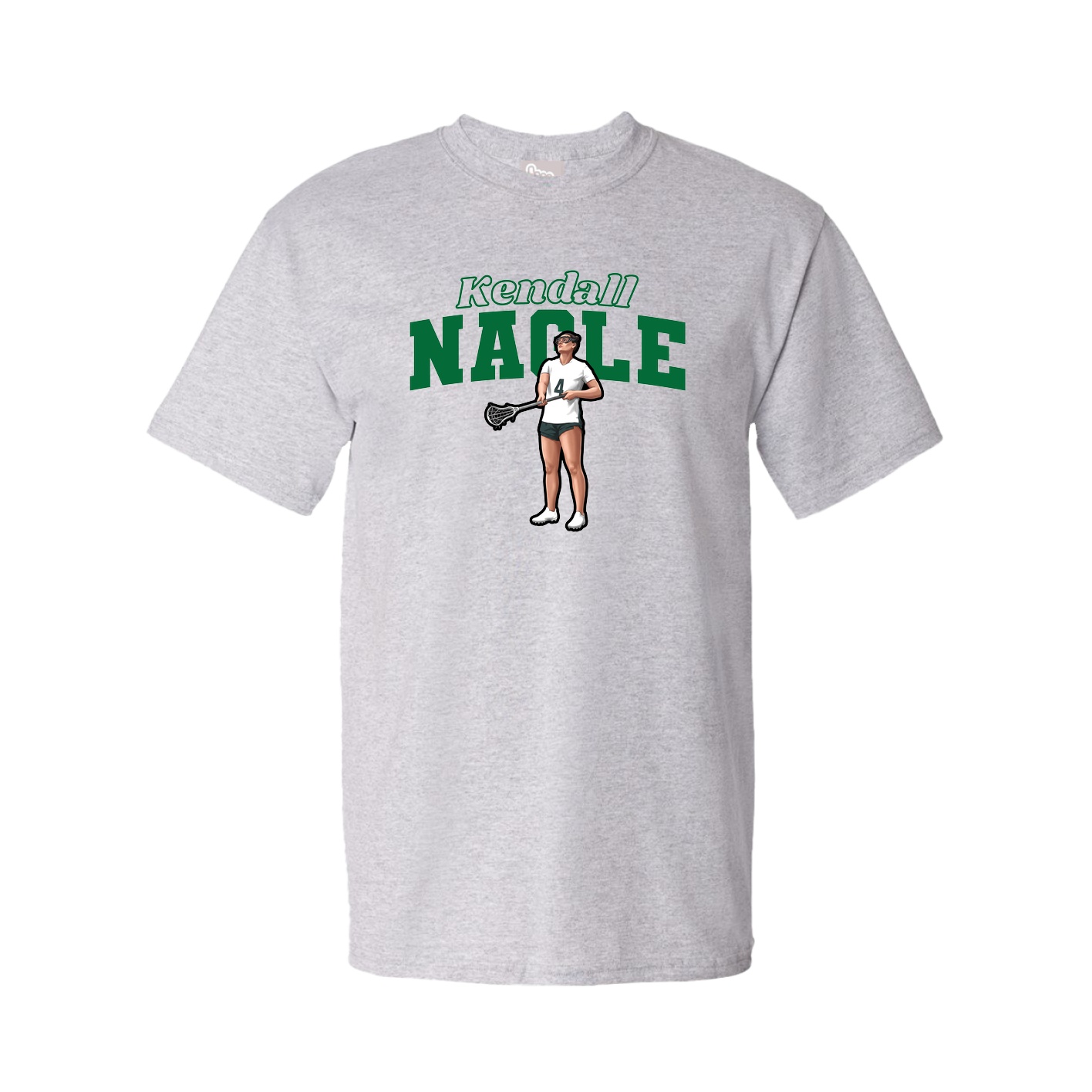 Tee — Name Arch in Grey