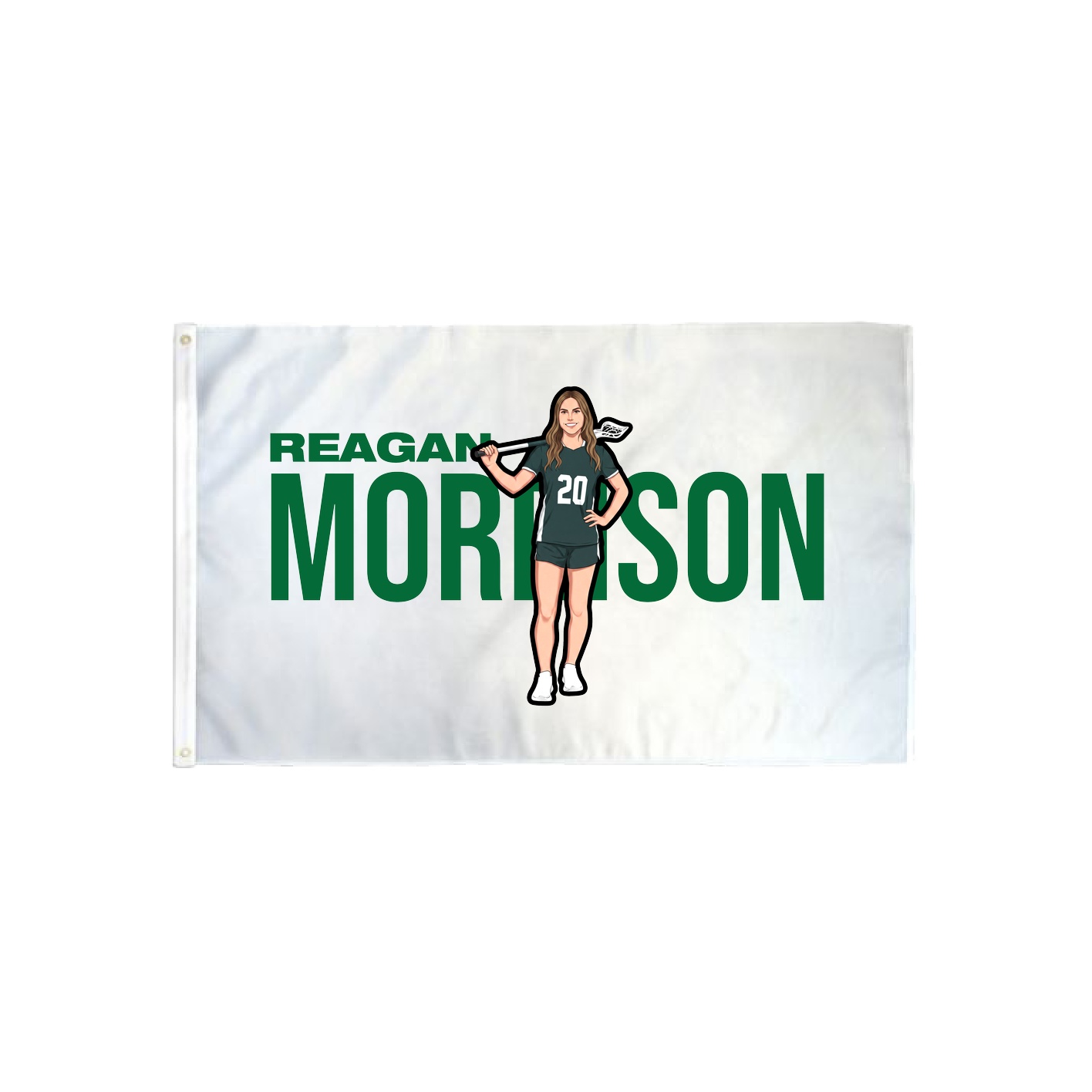 3x5 Flag — Player Name in Classic