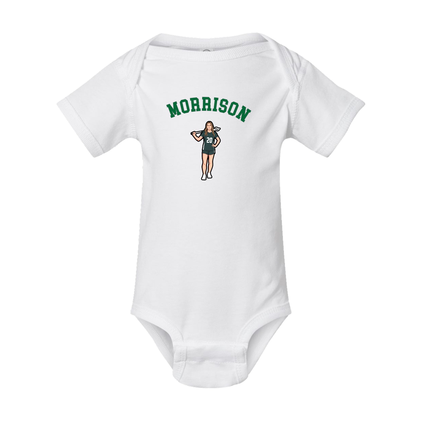 Baby Onesie — Shirsey Arch in White