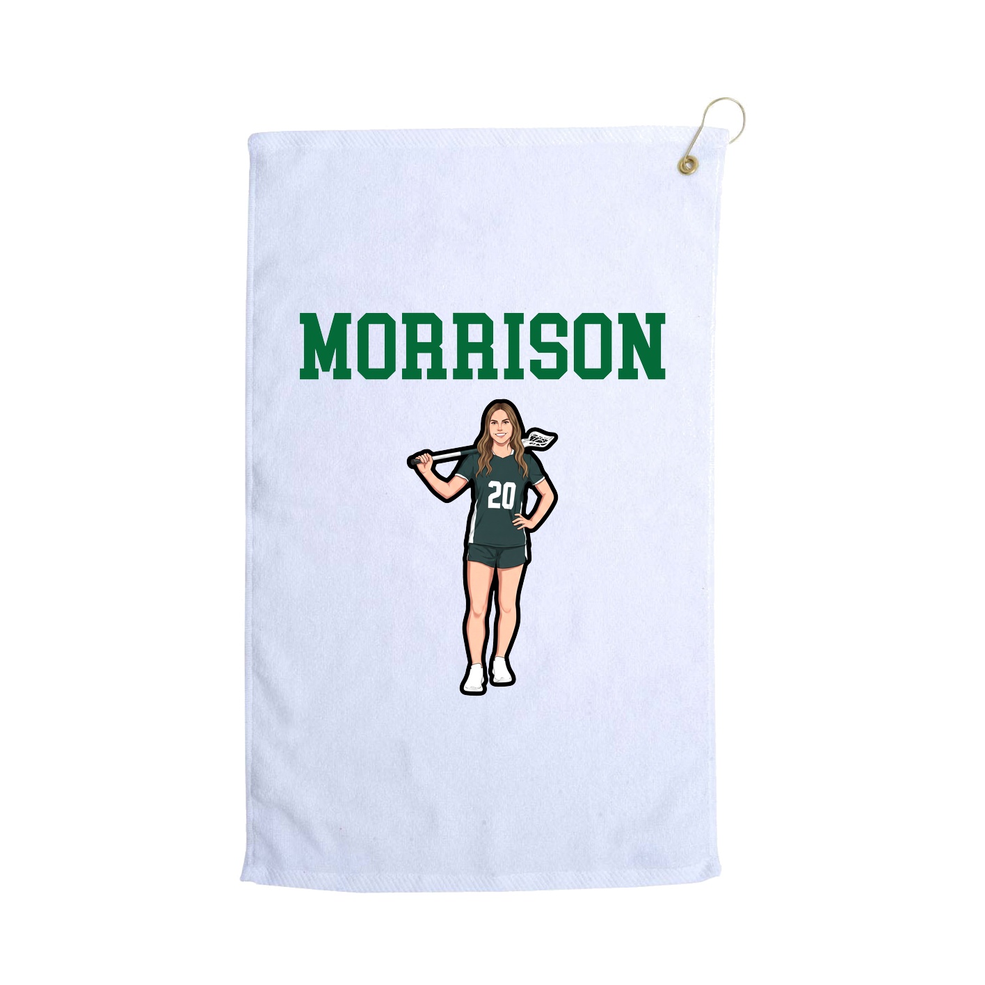 Golf Towel — Shirsey in White