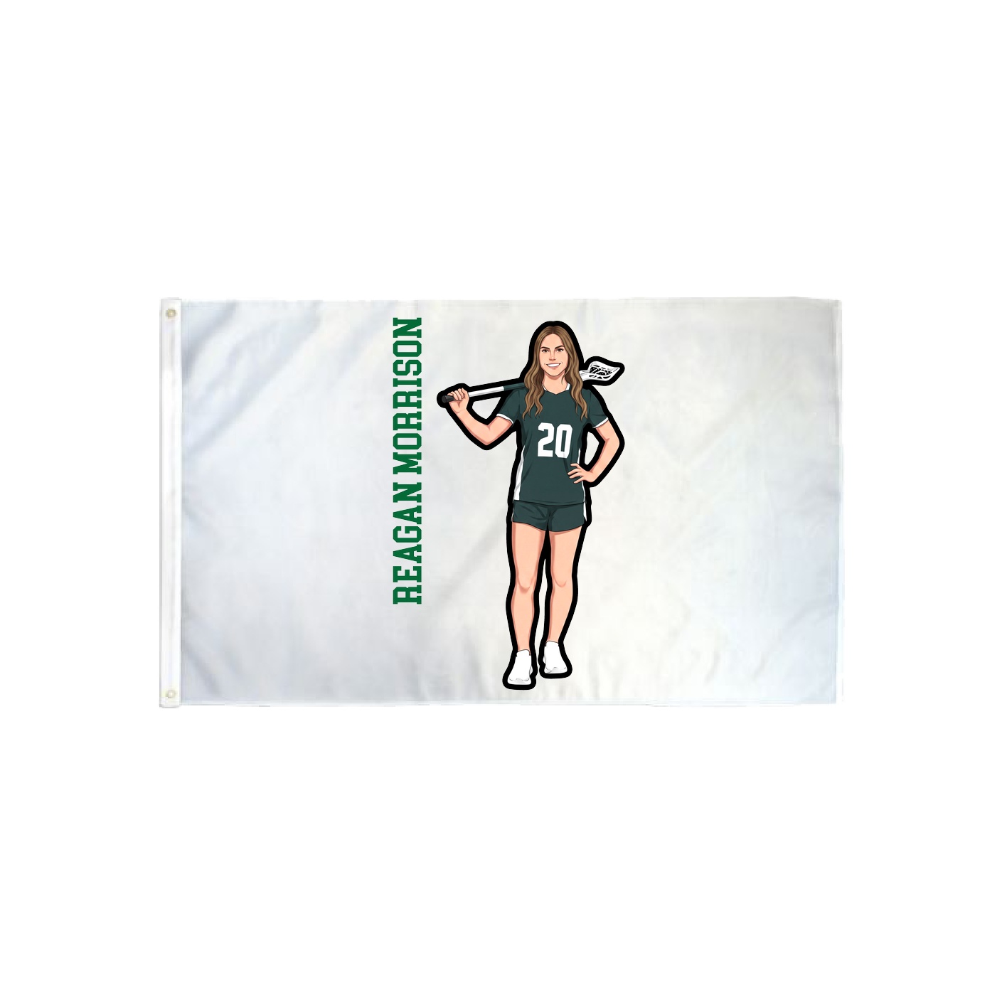 3x5 Flag — Name Vertical in Classic