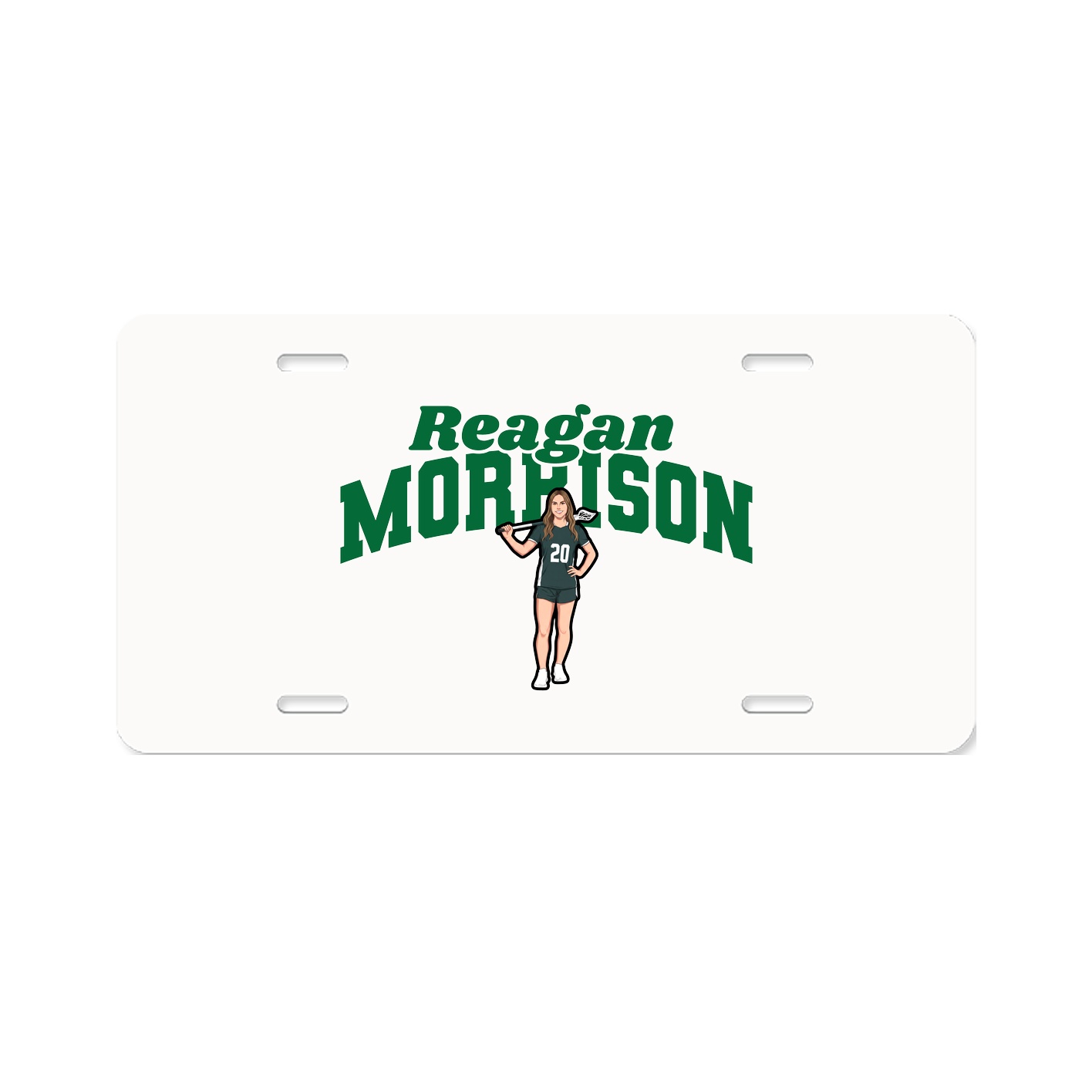 License Plate — Signature Arch in Classic