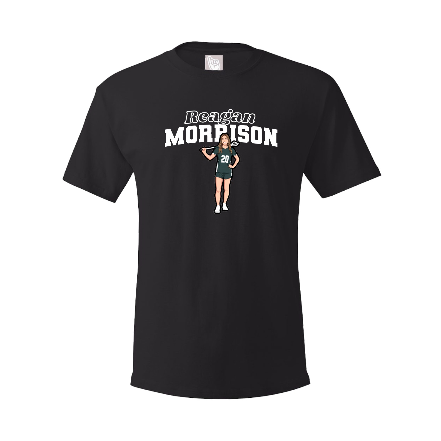 Youth Tee — Name Arch in Black