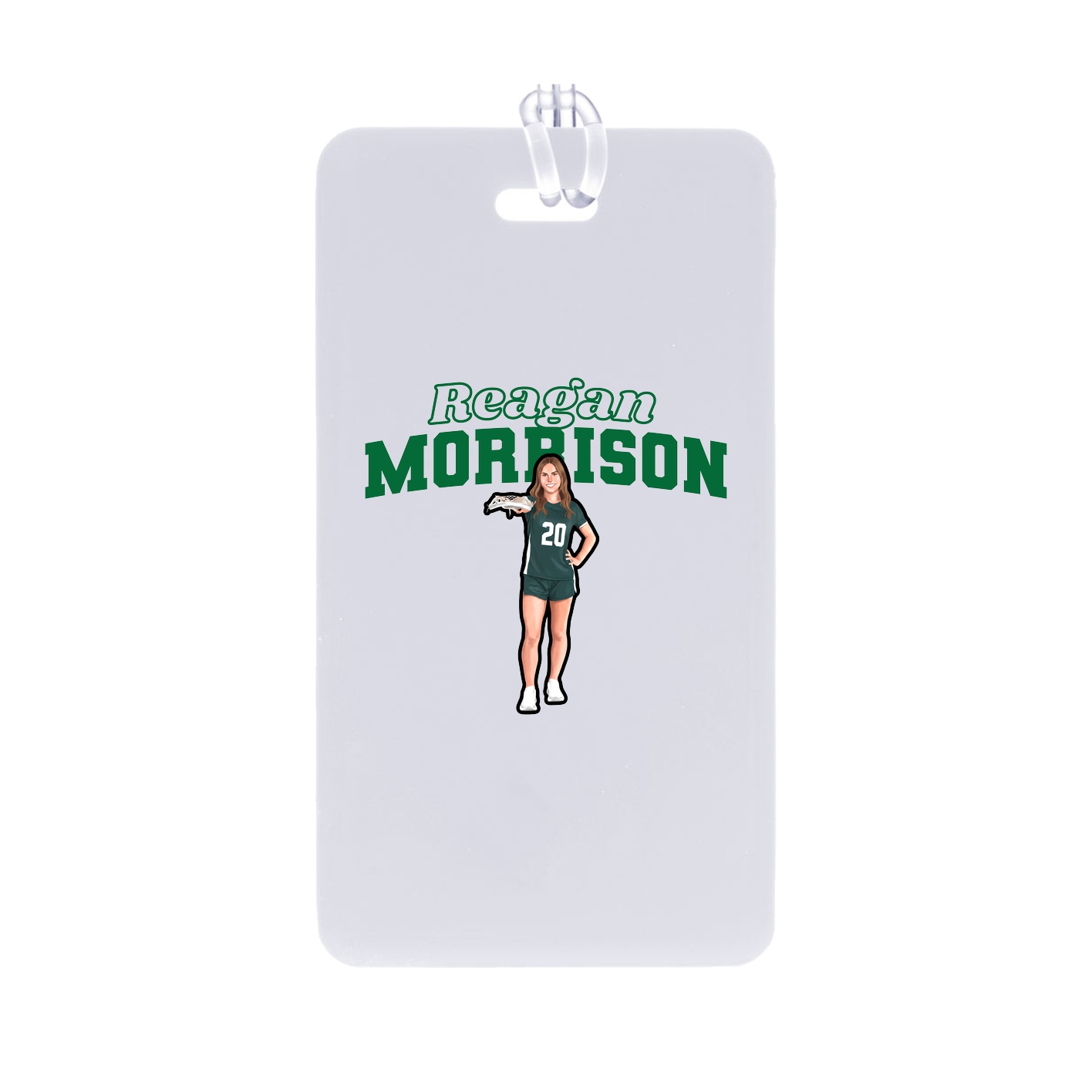 Bag Tag — Name Arch in Classic