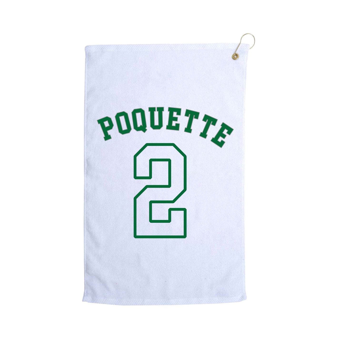 Golf Towel — Shirsey Arch in White