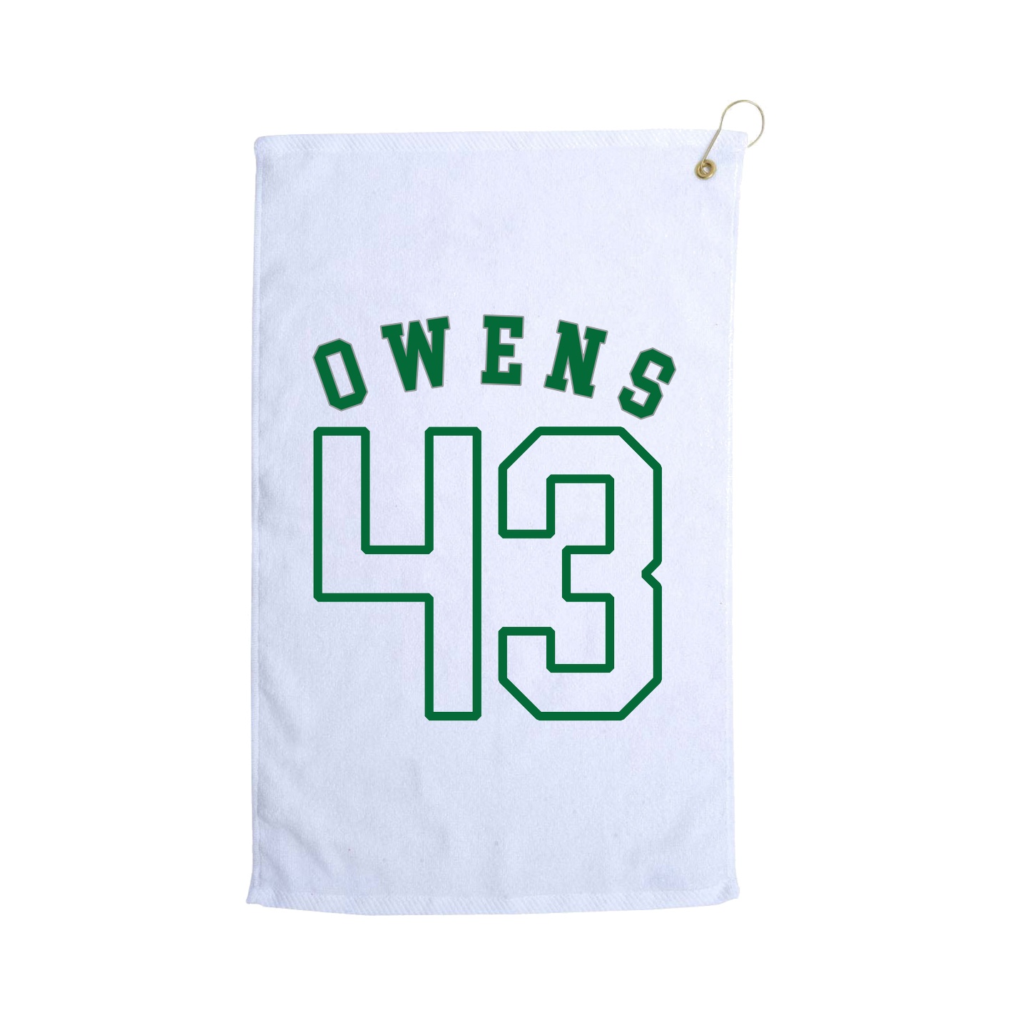 Golf Towel — Shirsey Arch in White