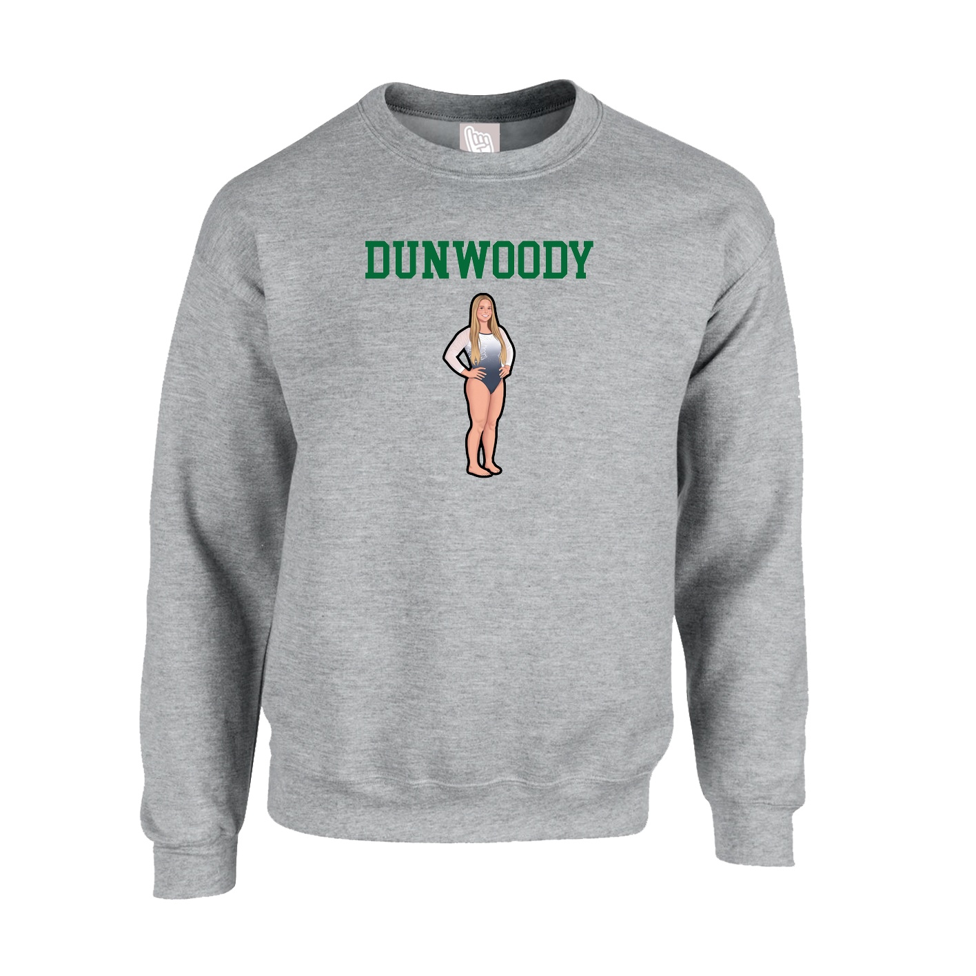 Fleece Crew — Shirsey in Grey
