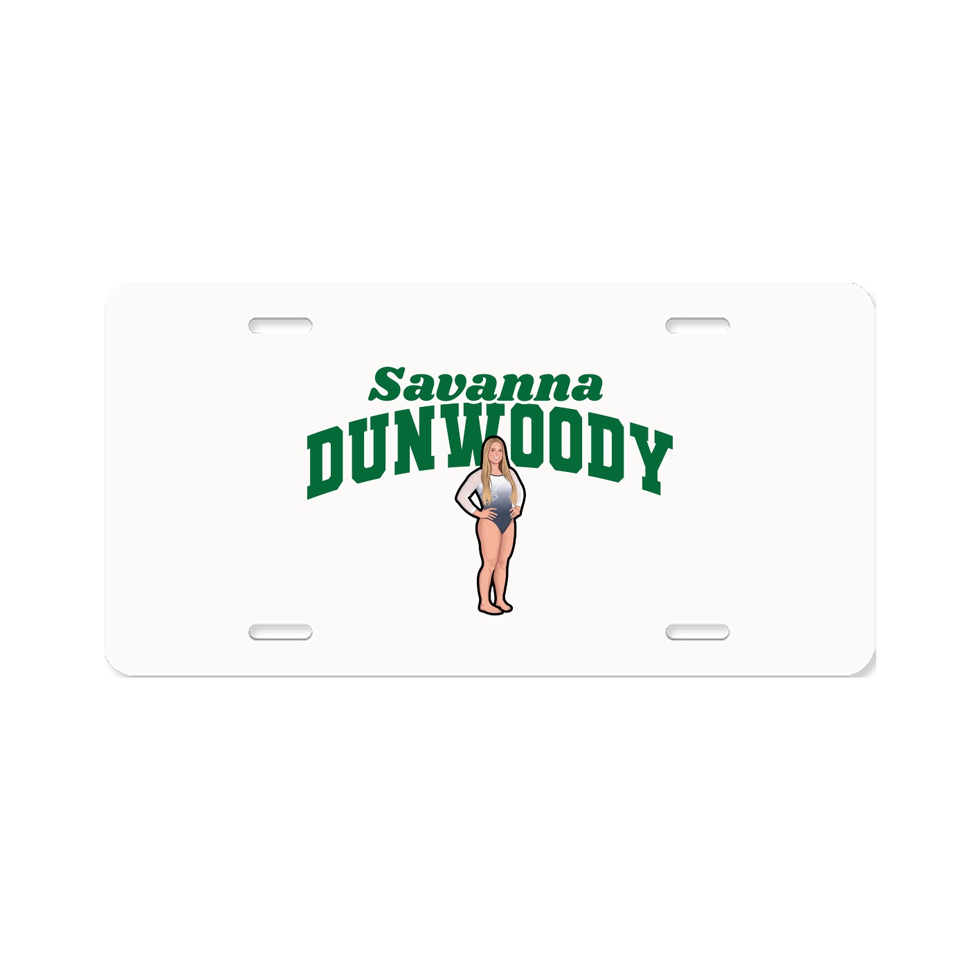 License Plate — Signature Arch in Classic