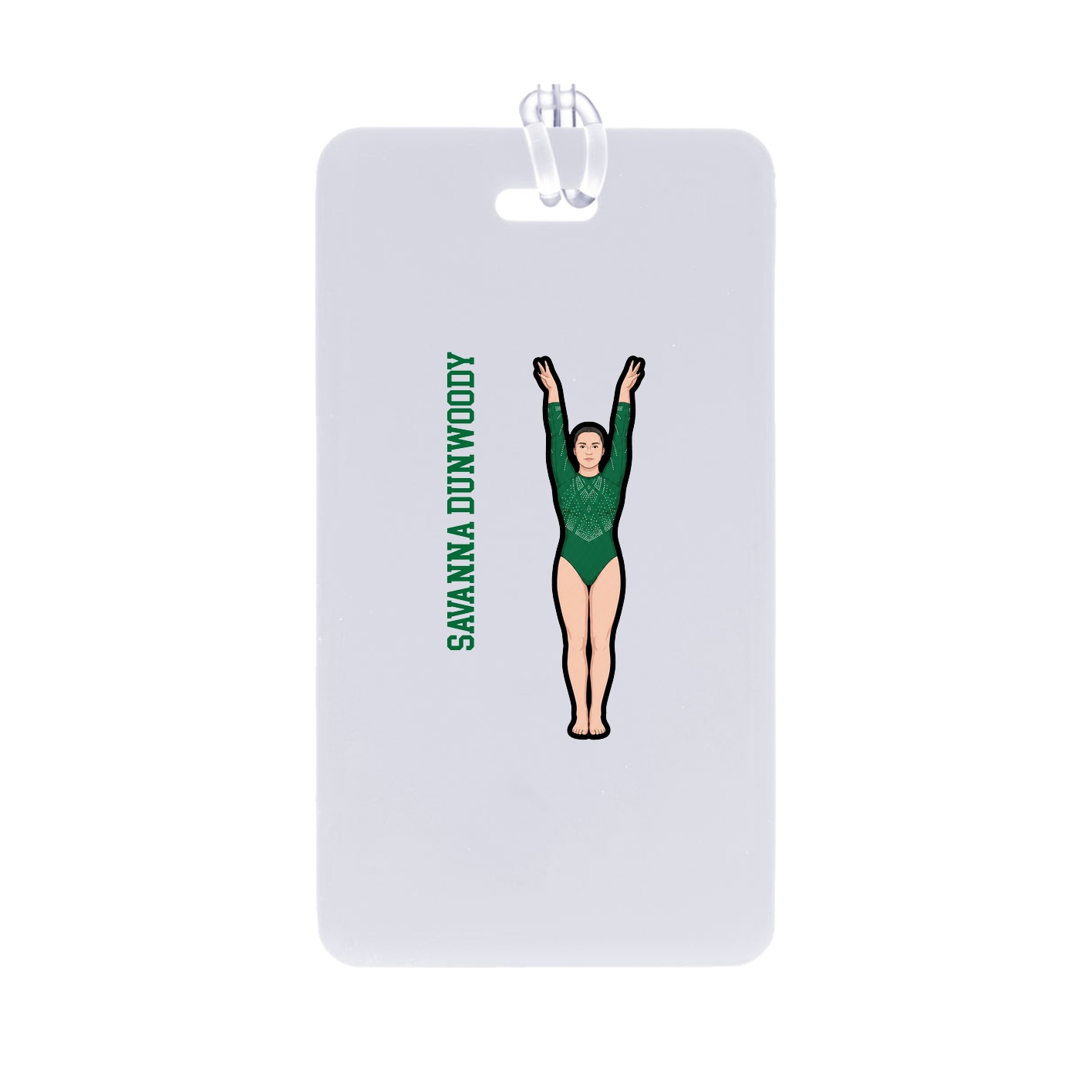 Bag Tag — Name Vertical in Classic