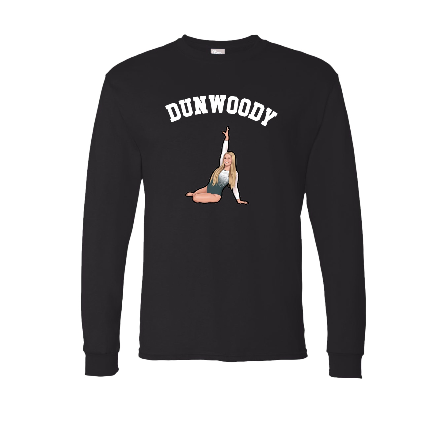 Long Sleeve Tee — Shirsey Arch in Black