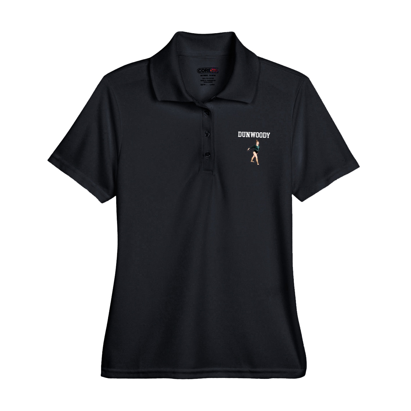 Womens Performance Polo — Shirsey in Black