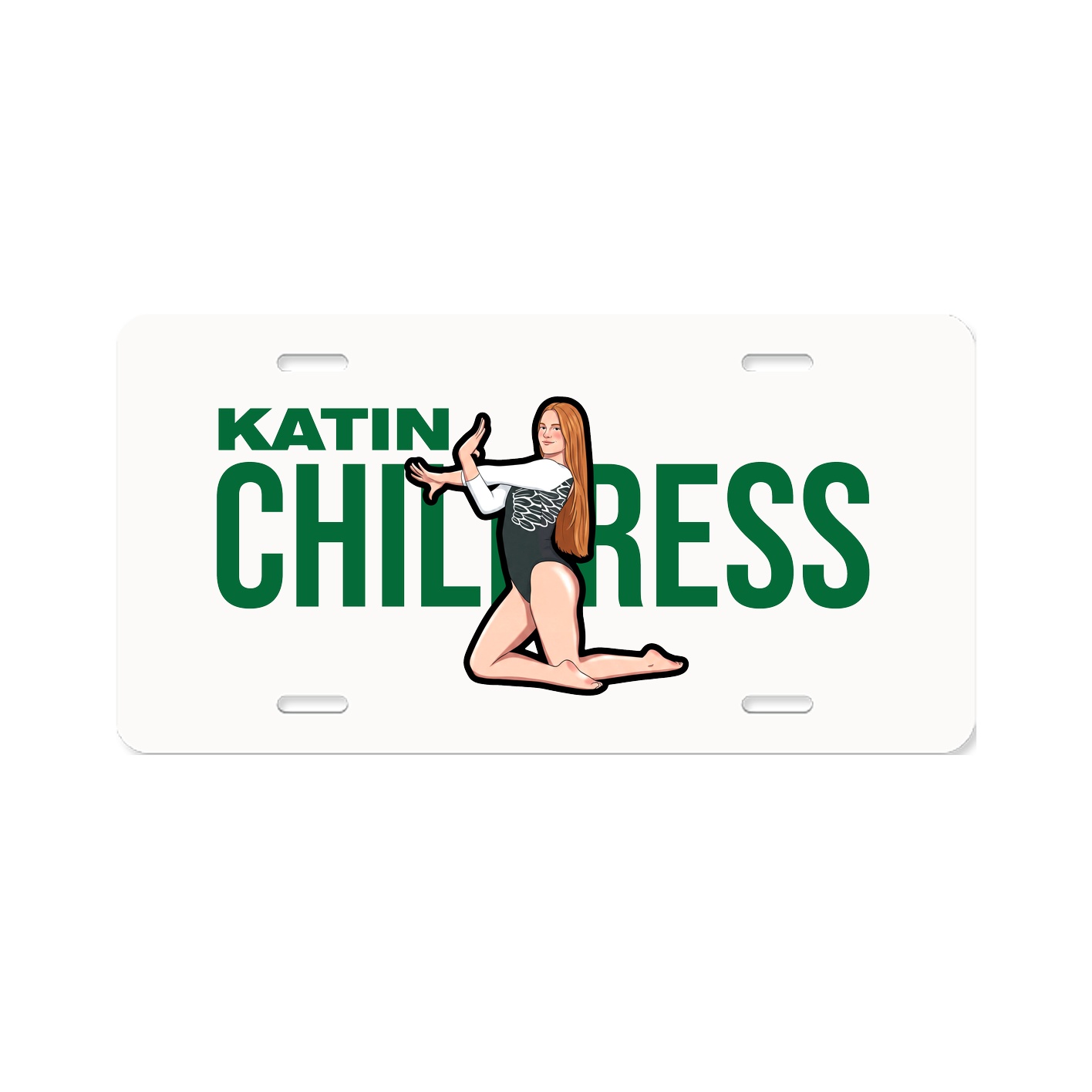 License Plate — Player Name in Classic