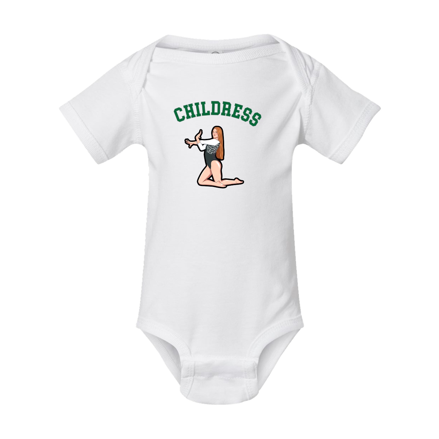 Baby Onesie — Shirsey Arch in White