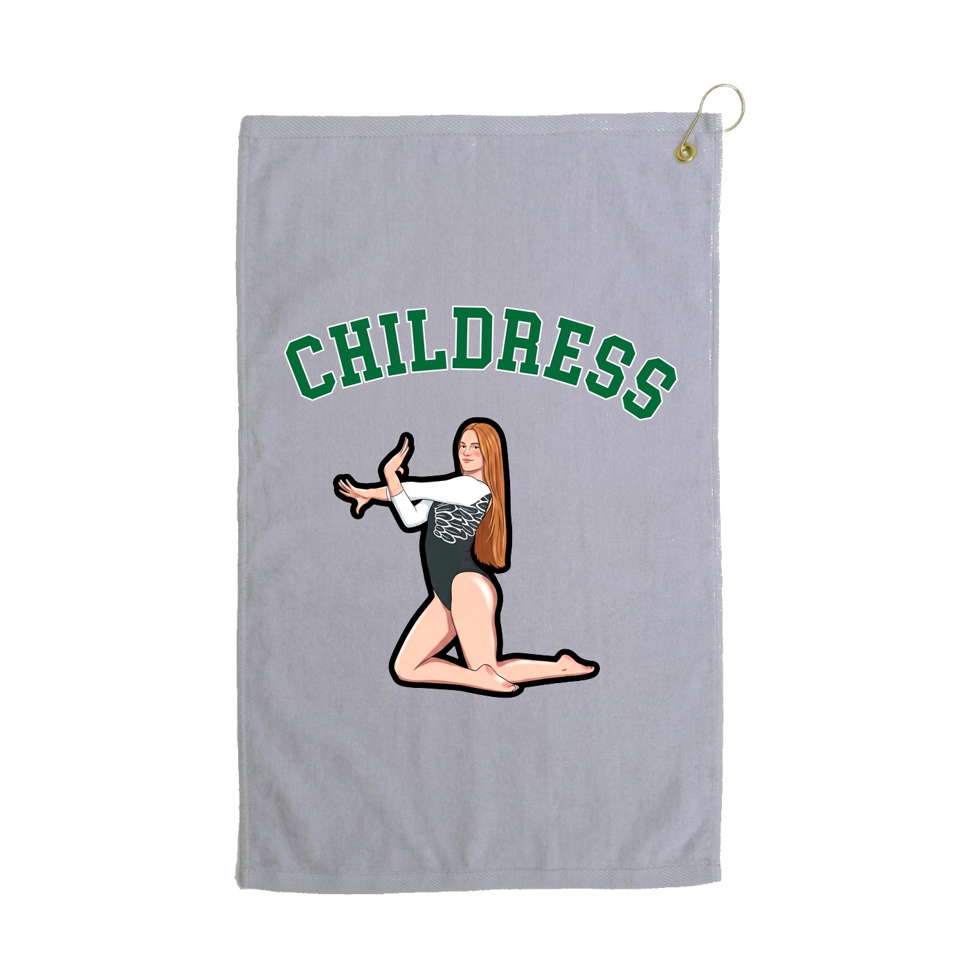 Golf Towel — Shirsey Arch in Grey