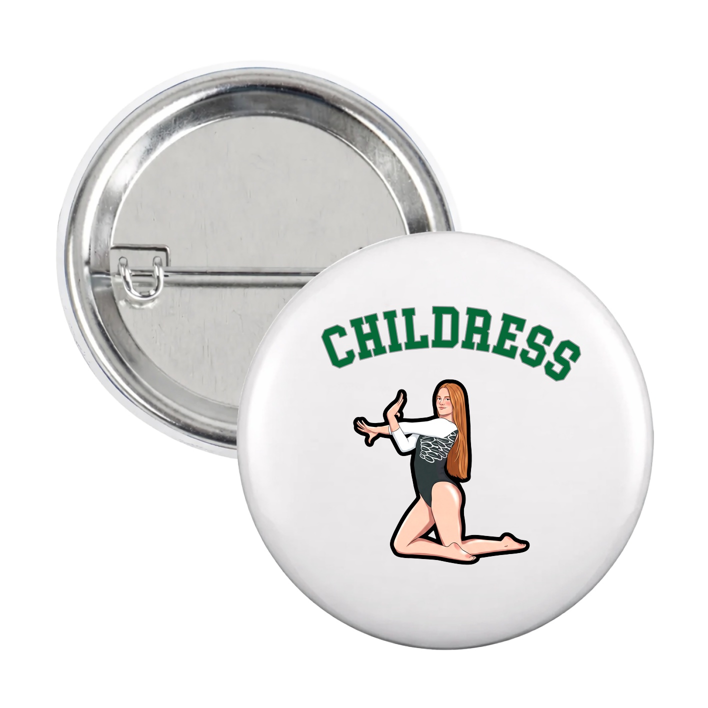 Game Day Button — Shirsey Arch in White