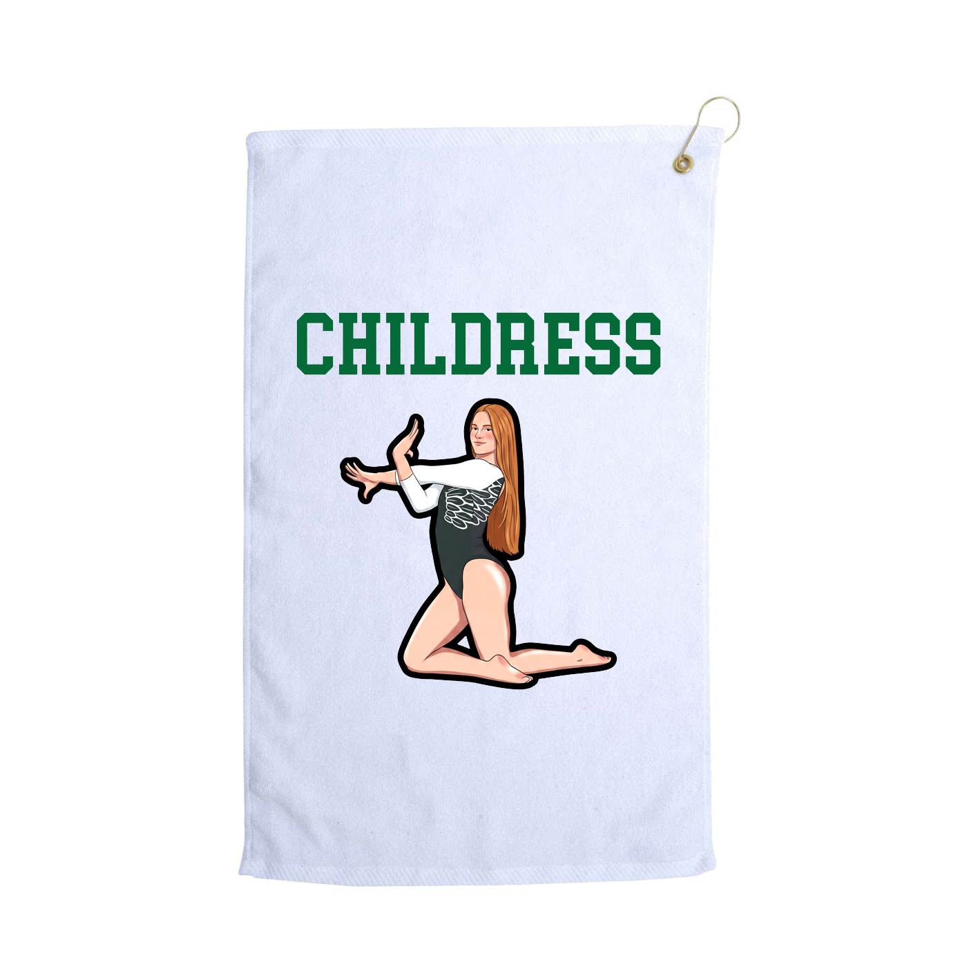 Golf Towel — Shirsey in White