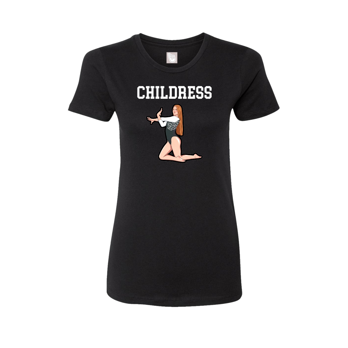 Fitted Women's Tee — Shirsey in Black