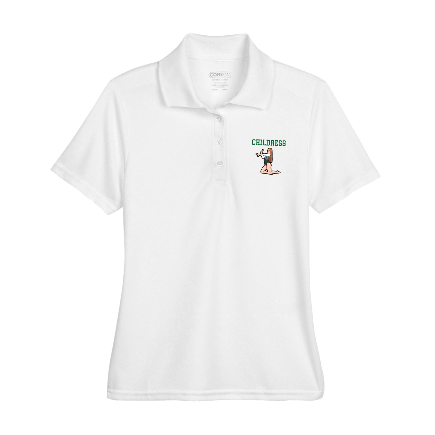 Womens Performance Polo — Shirsey in White