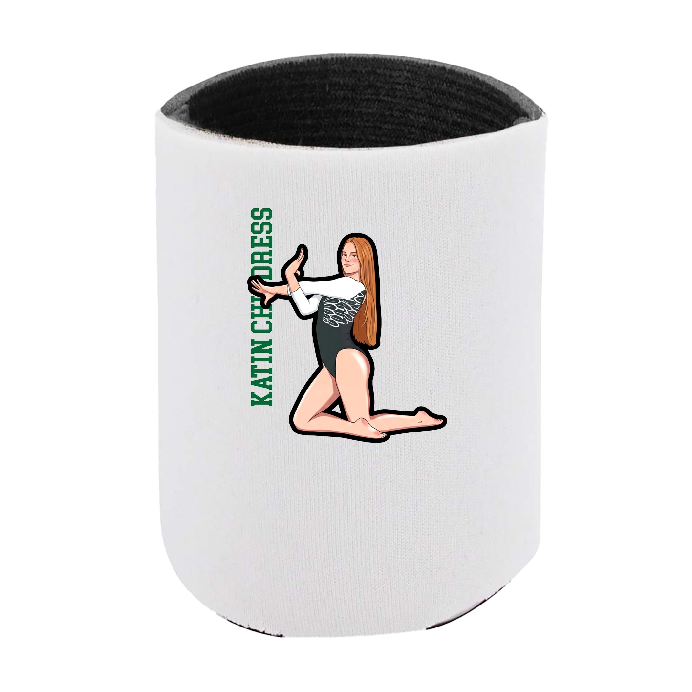 Can Holder — Name Vertical in White