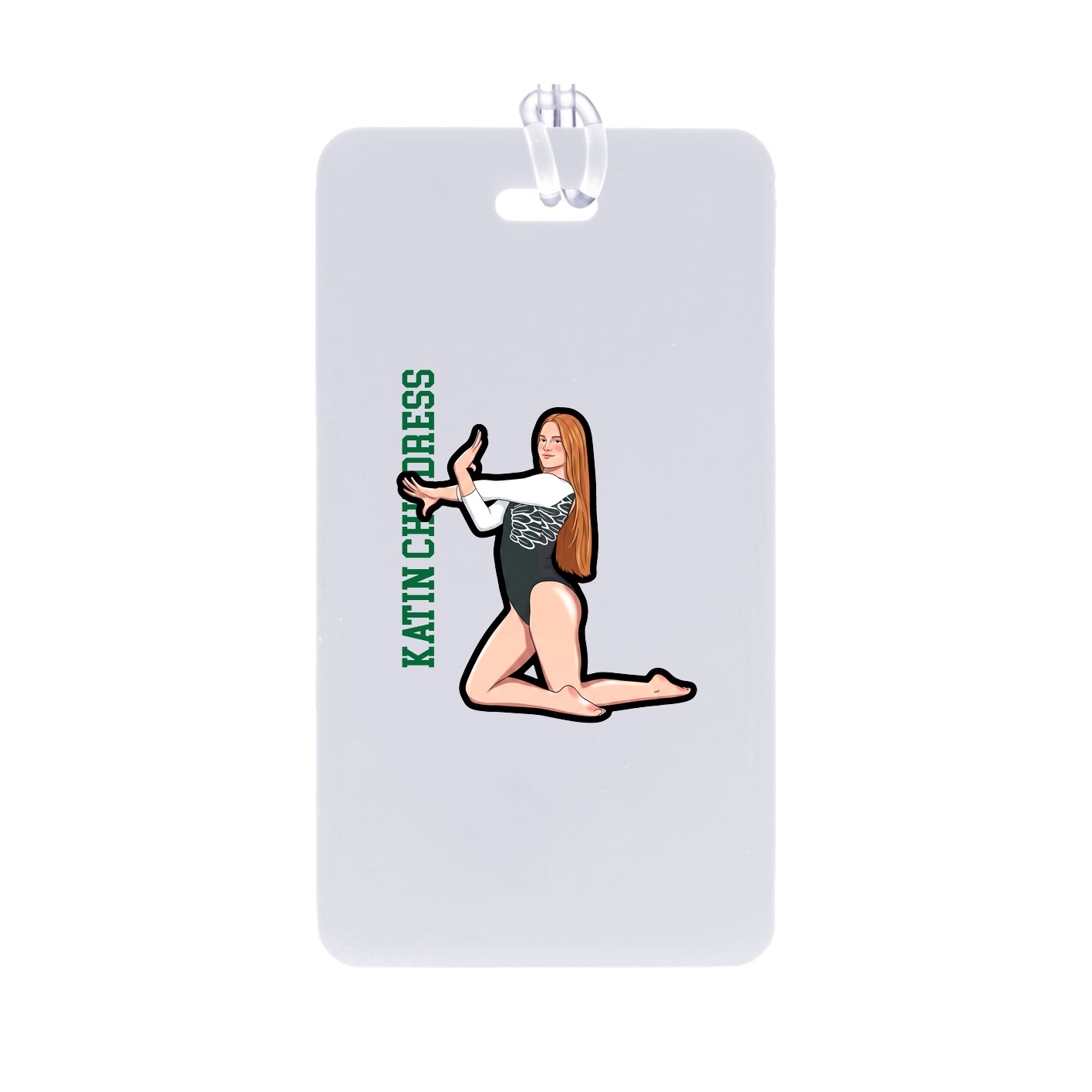 Bag Tag — Name Vertical in Classic