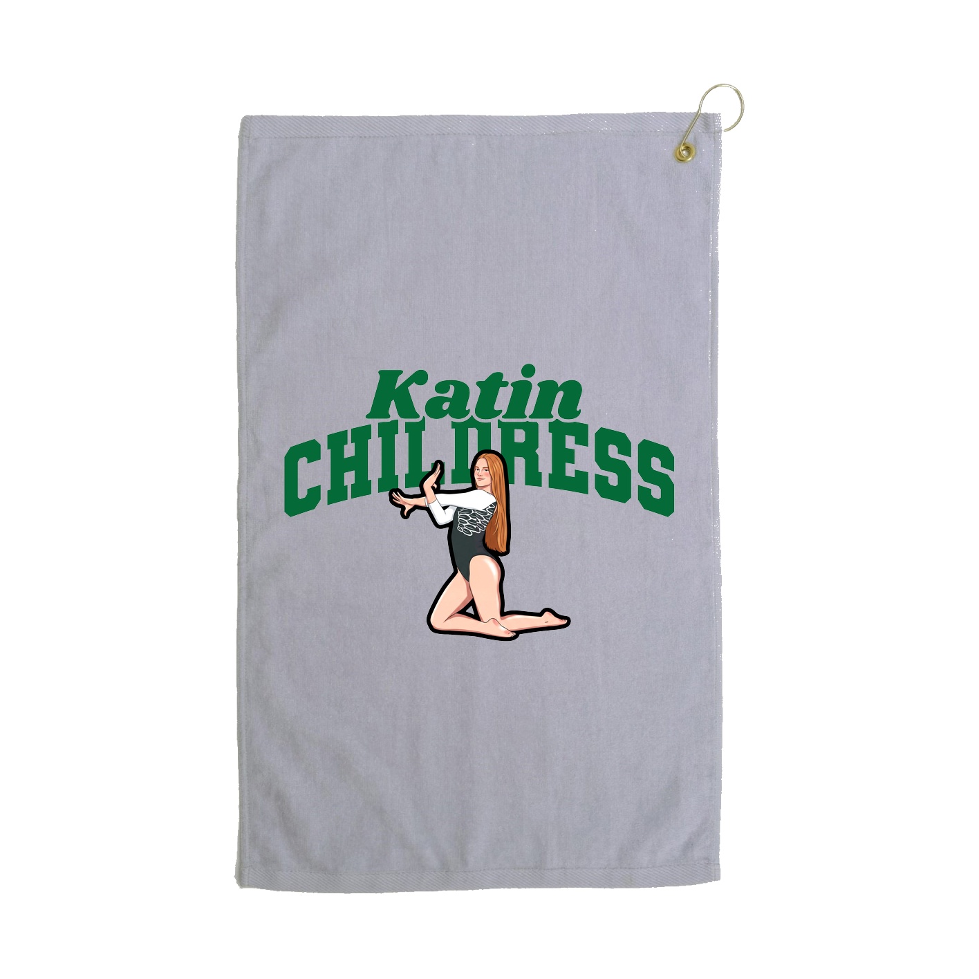 Golf Towel — Signature Arch in Grey