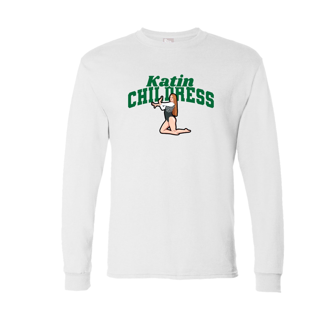 Long Sleeve Tee — Signature Arch in White
