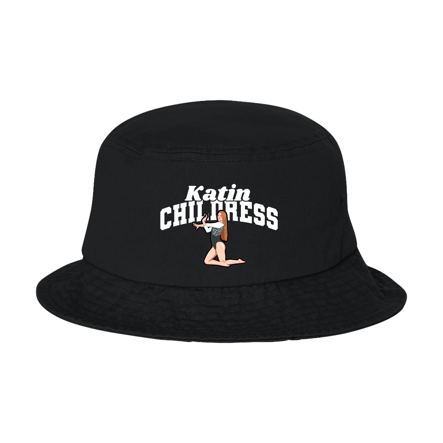 Bucket Cap — Signature Arch in Black