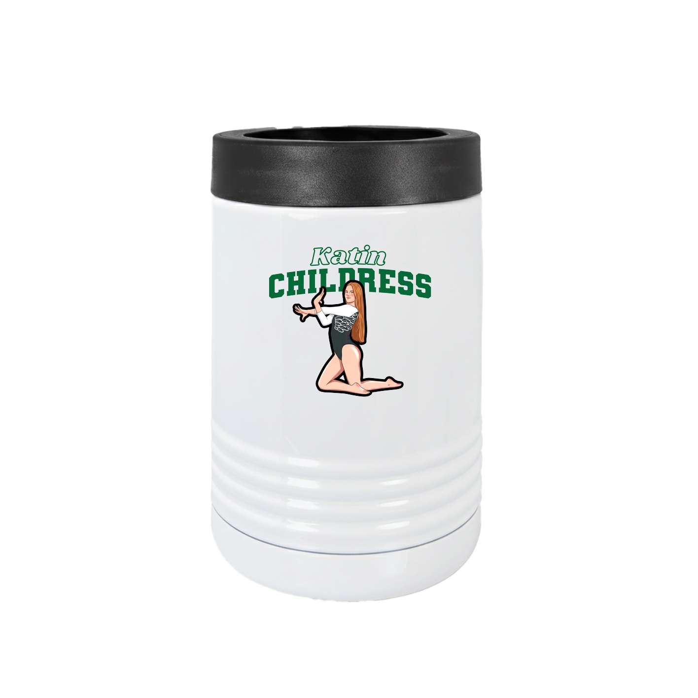 Beverage Holder — Name Arch in White