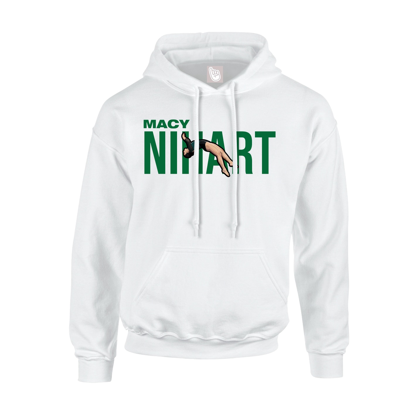 Hoodie — Player Name in White