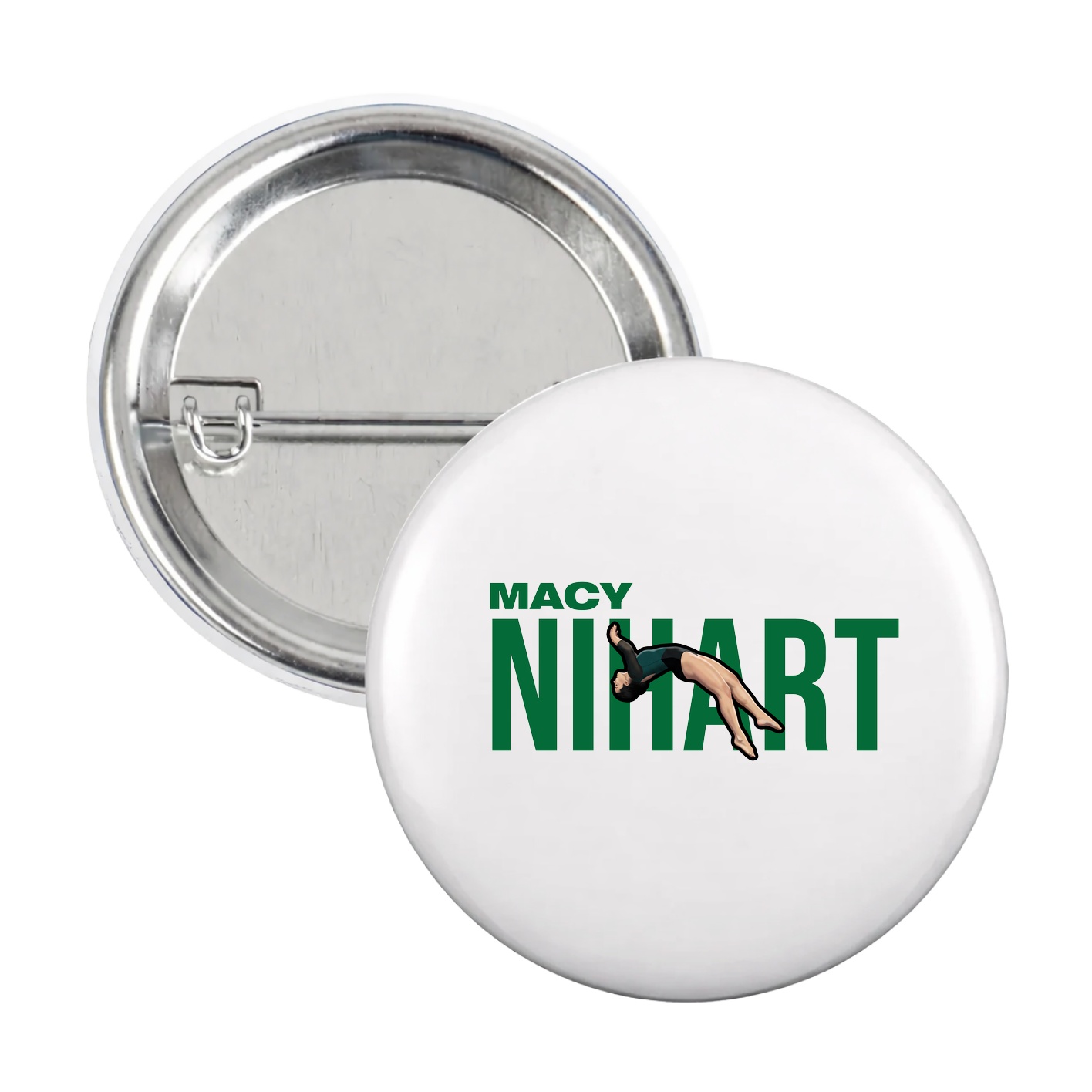 Game Day Button — Player Name in White