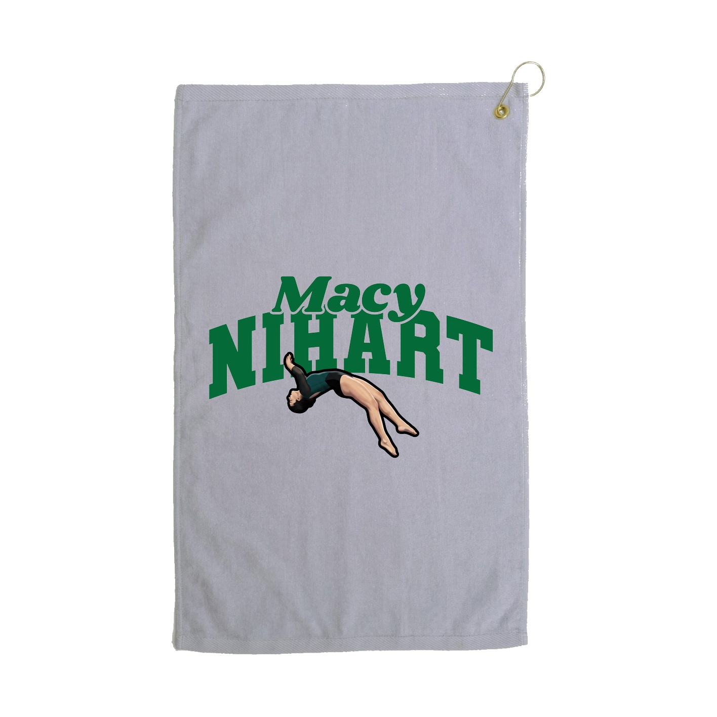 Golf Towel — Signature Arch in Grey