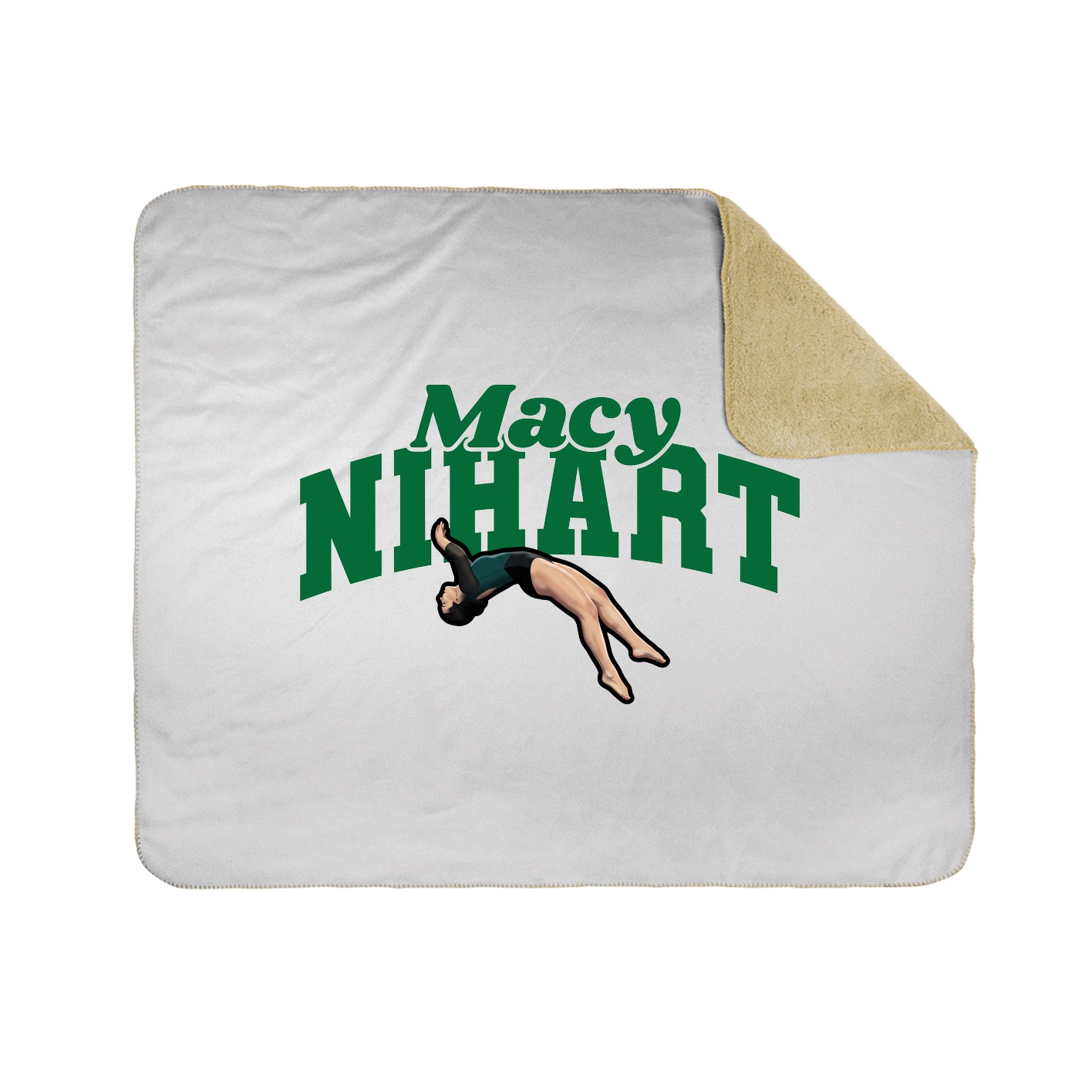 Throw Blanket — Signature Arch in White