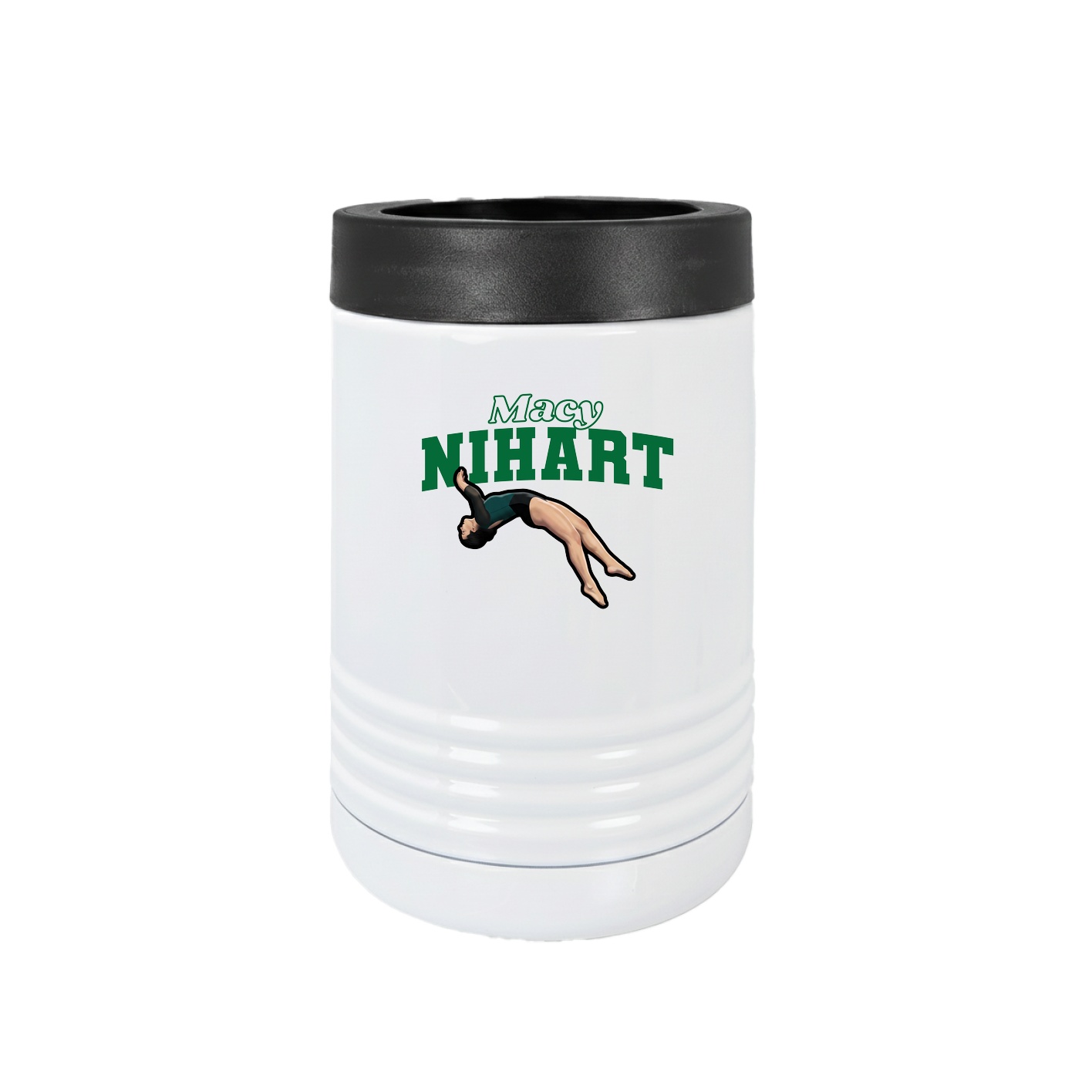 Beverage Holder — Name Arch in White