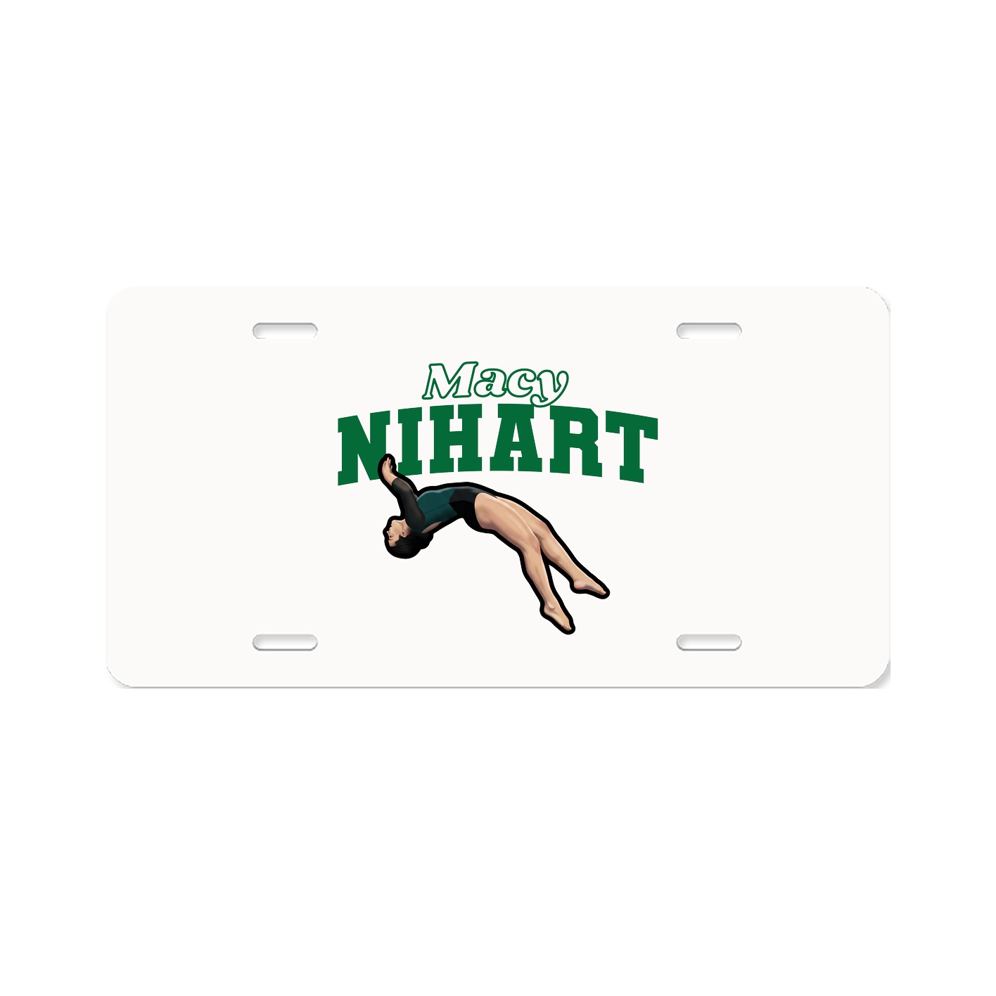 License Plate — Name Arch in Classic