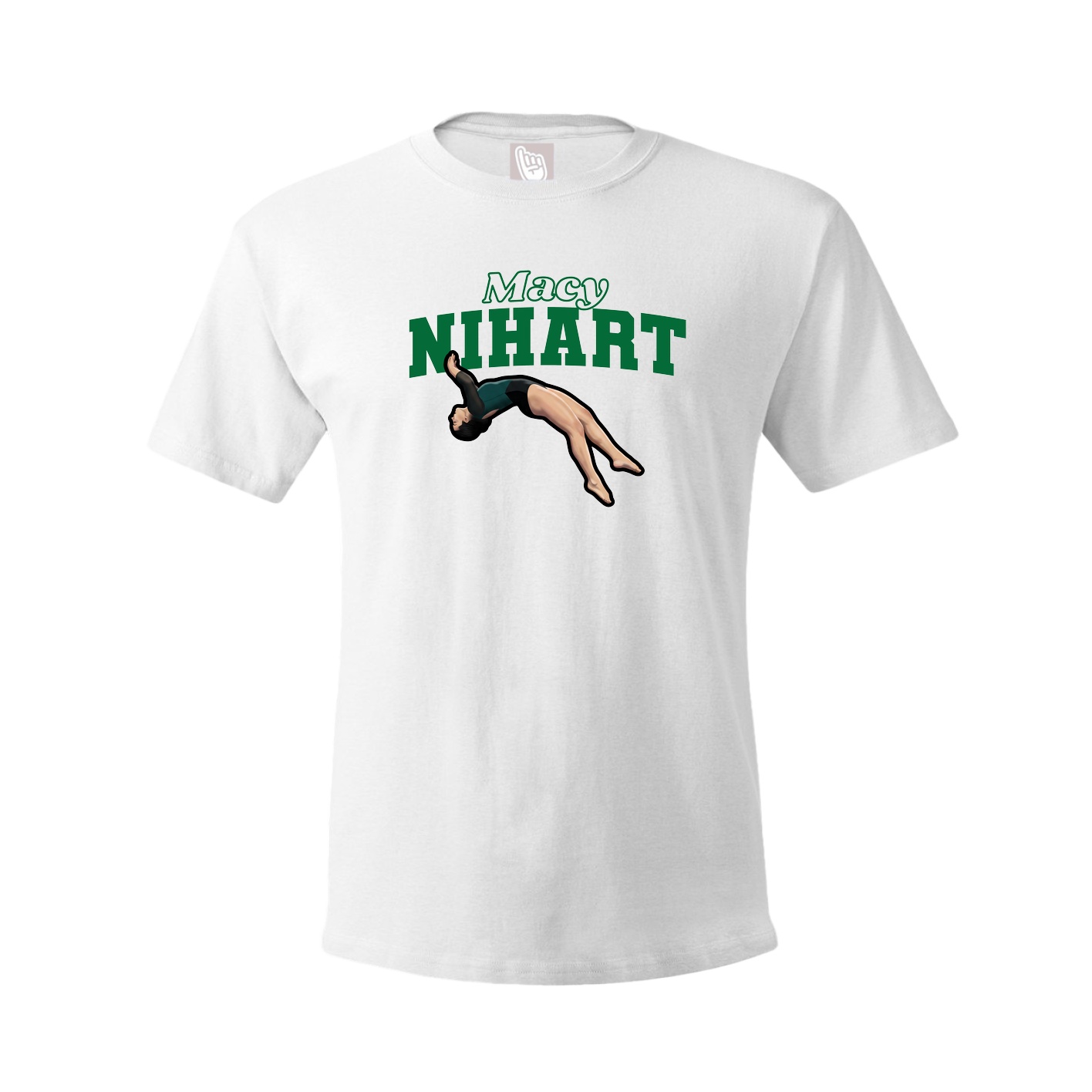 Tee — Name Arch in White