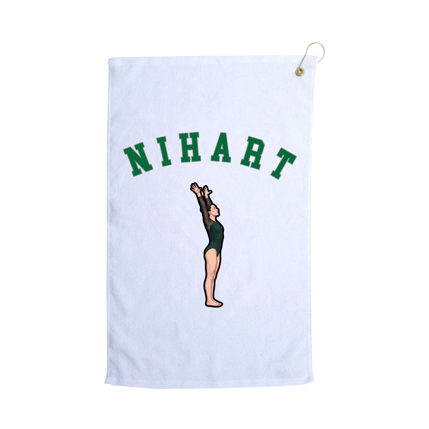 Golf Towel — Shirsey Arch in White
