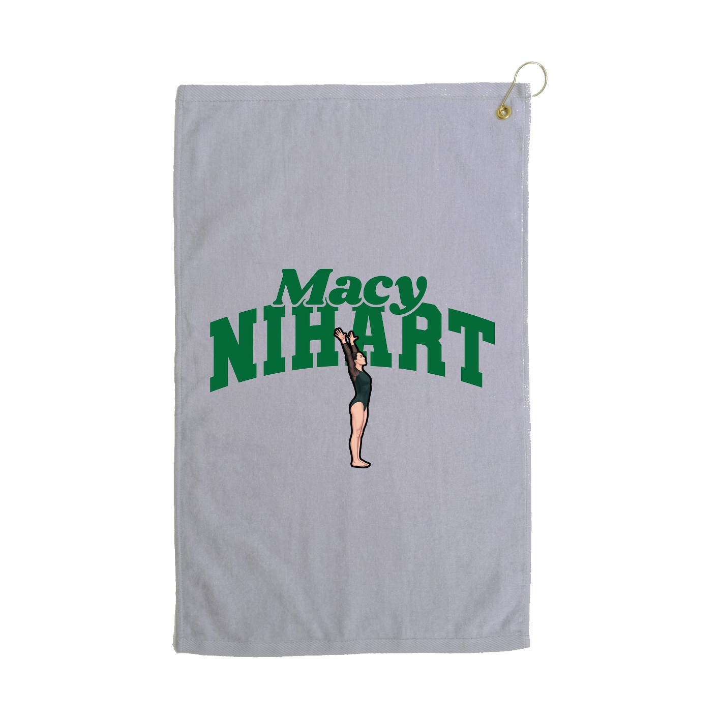Golf Towel — Signature Arch in Grey