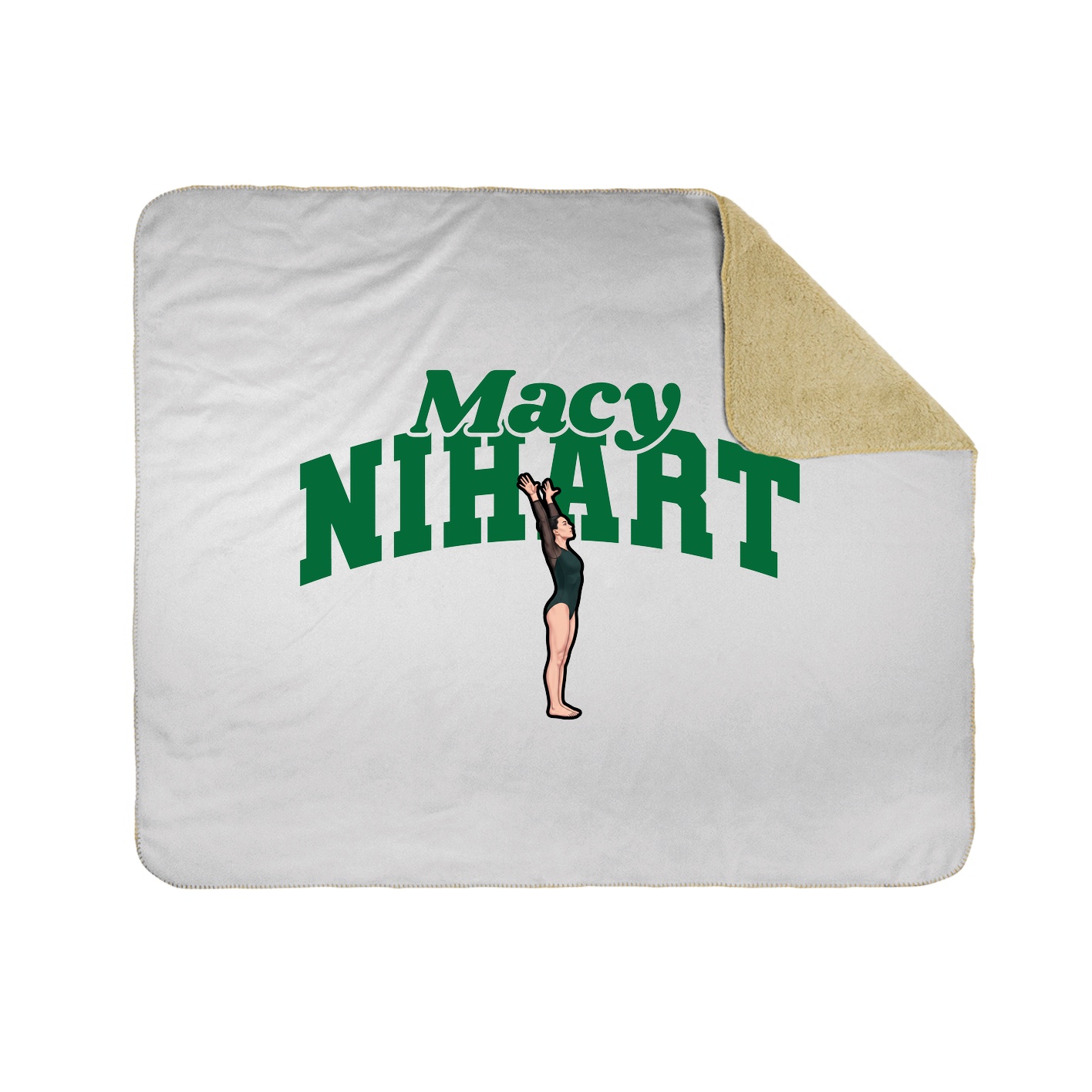 Throw Blanket — Signature Arch in White