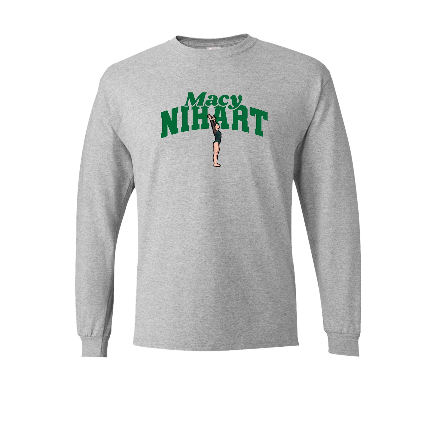 Long Sleeve Tee — Signature Arch in Grey