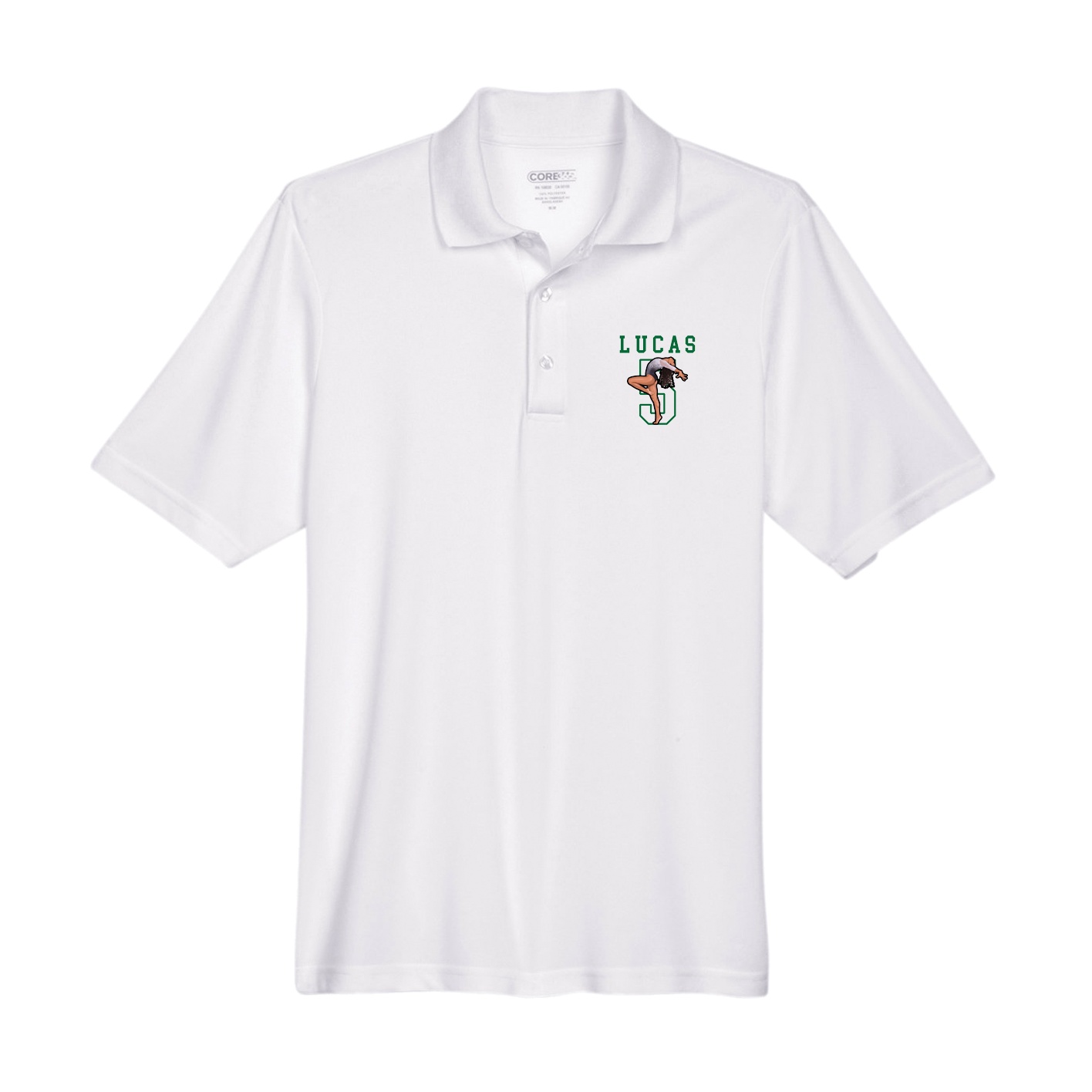 Performance Polo — Shirsey in White