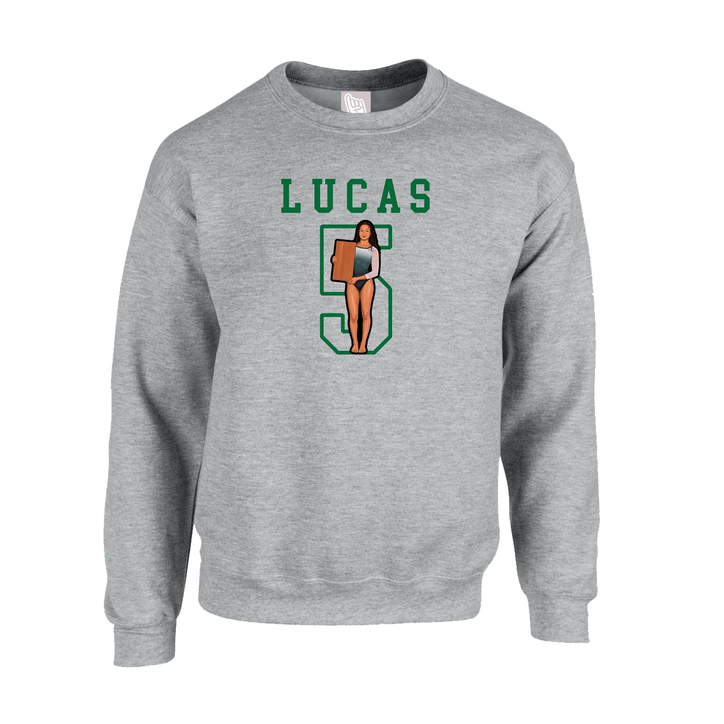 Fleece Crew — Shirsey in Grey