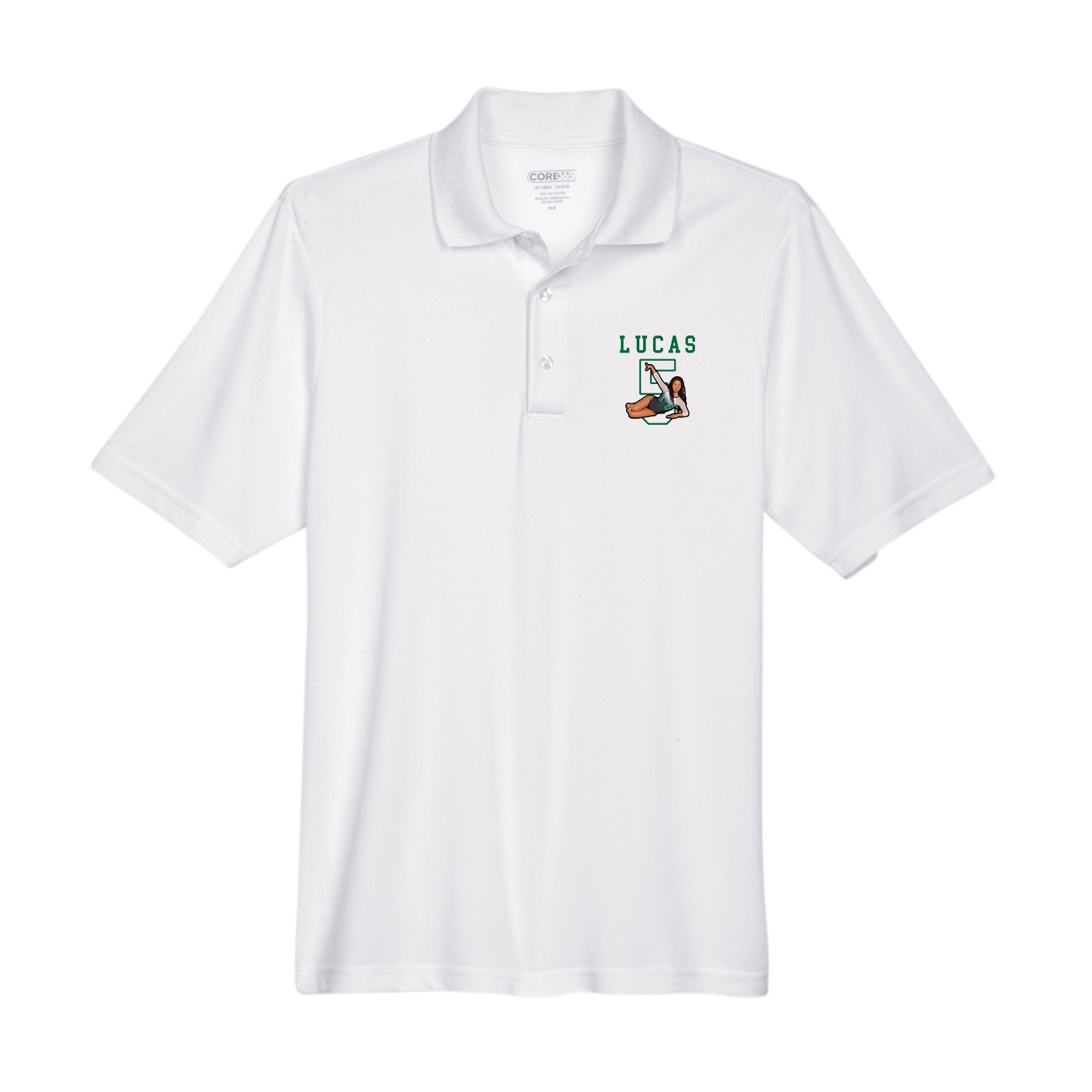 Performance Polo — Shirsey in White