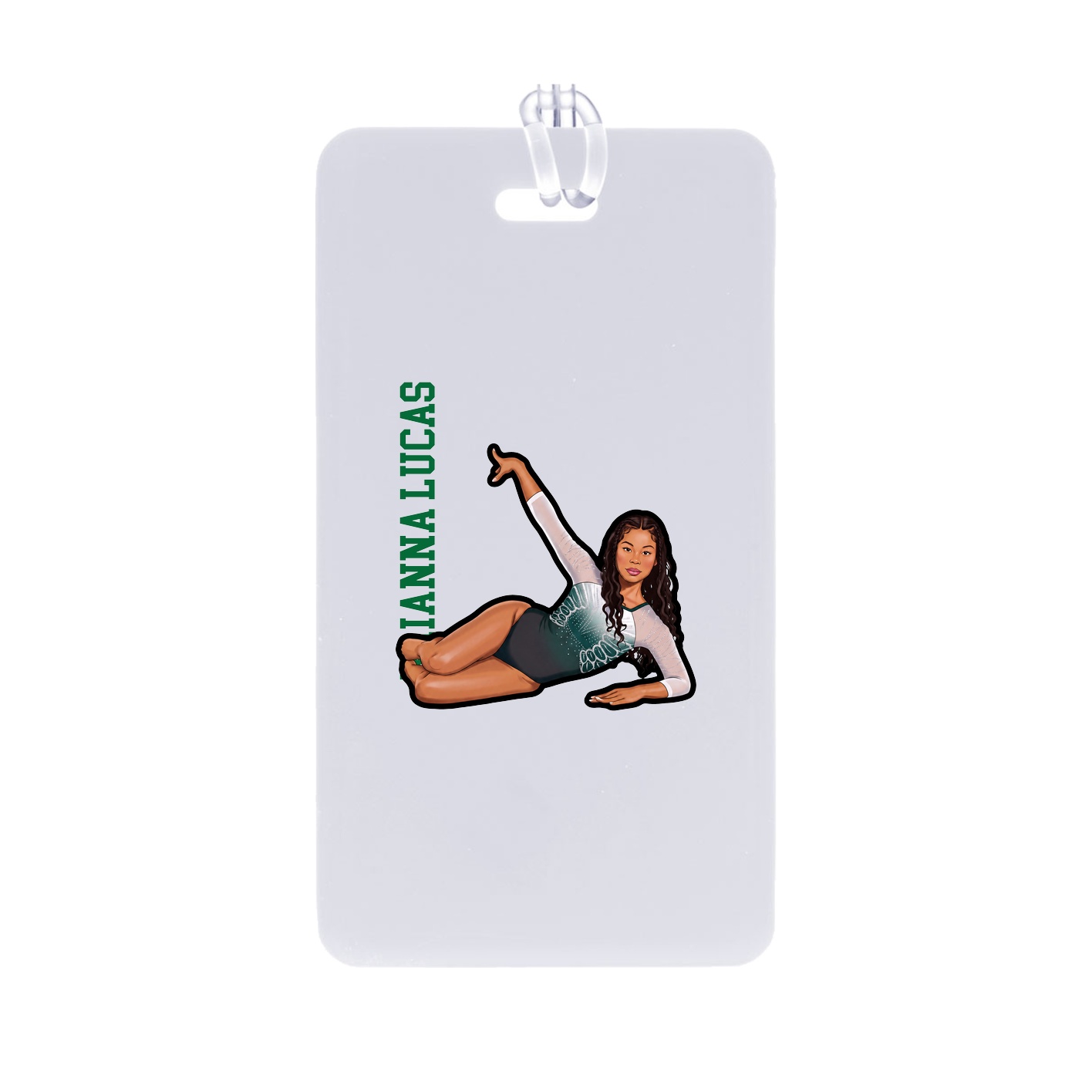 Bag Tag — Name Vertical in Classic
