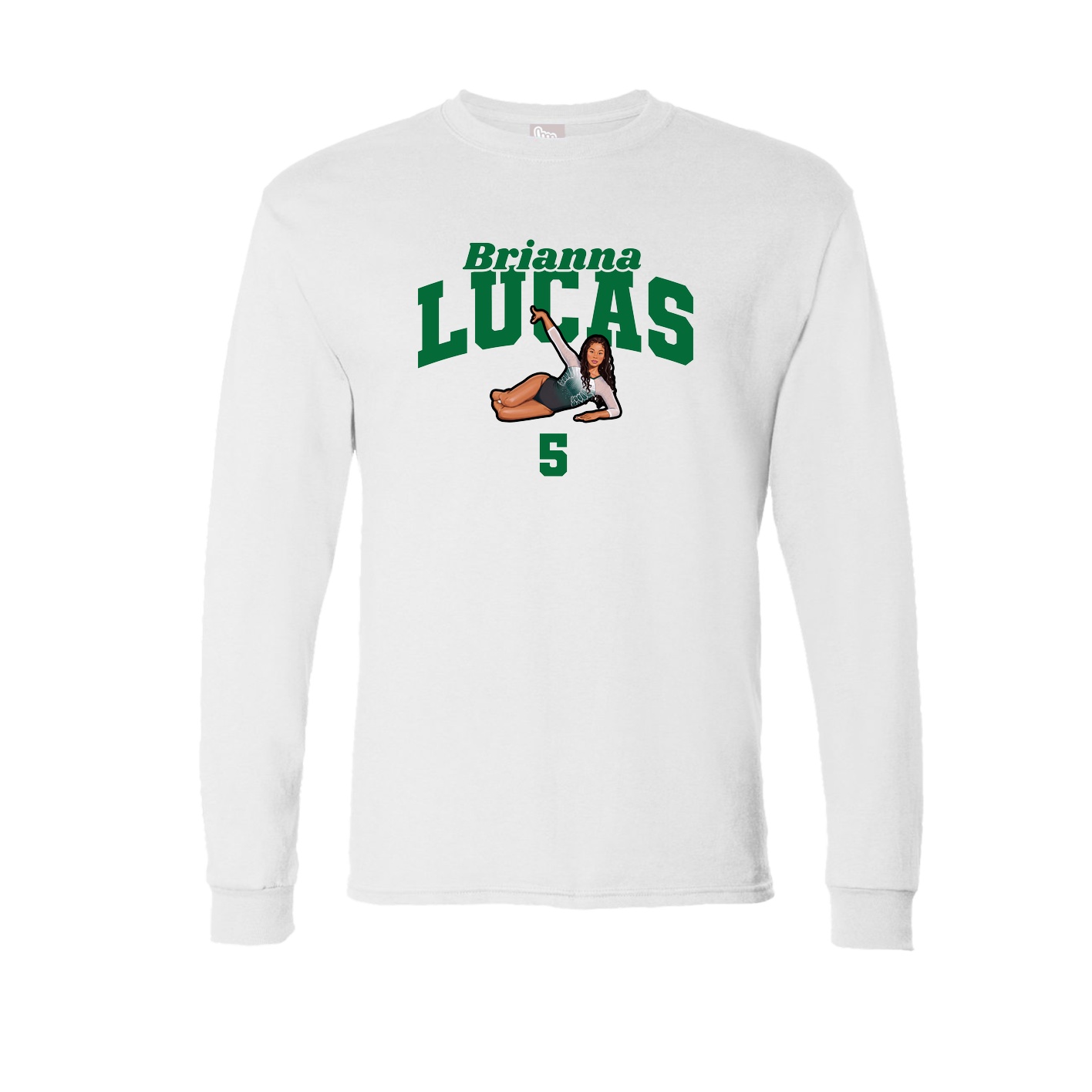 Long Sleeve Tee — Signature Arch in White