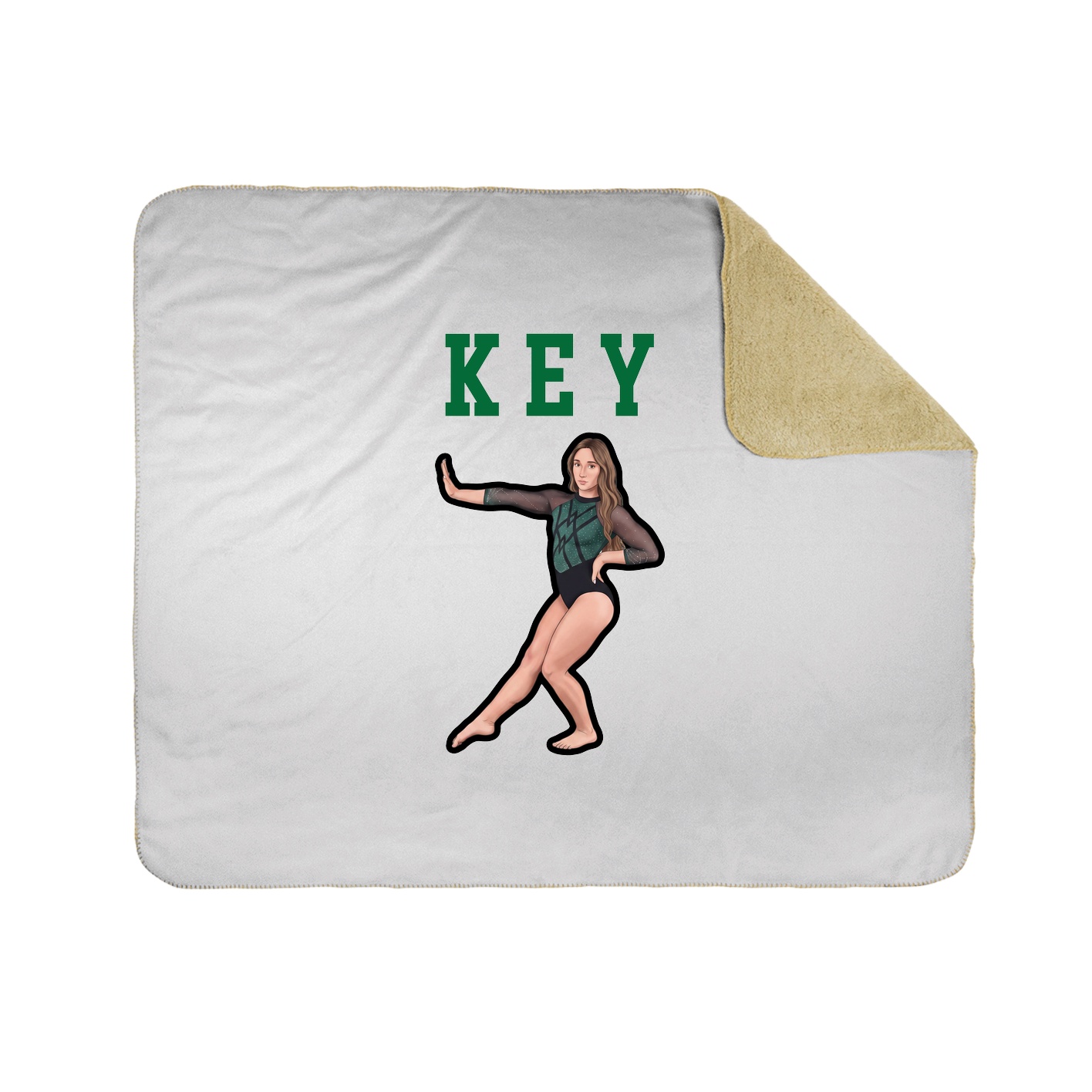 Throw Blanket — Shirsey in White