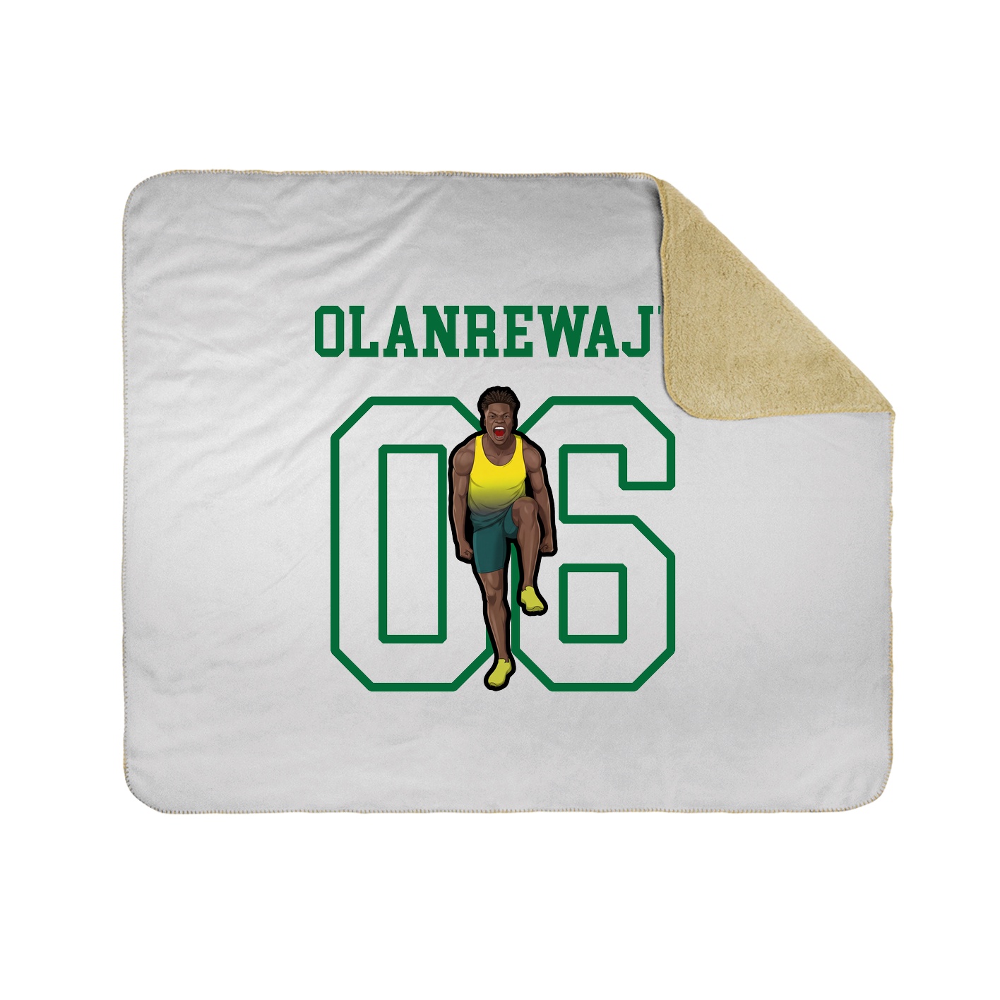 Throw Blanket — Shirsey in White