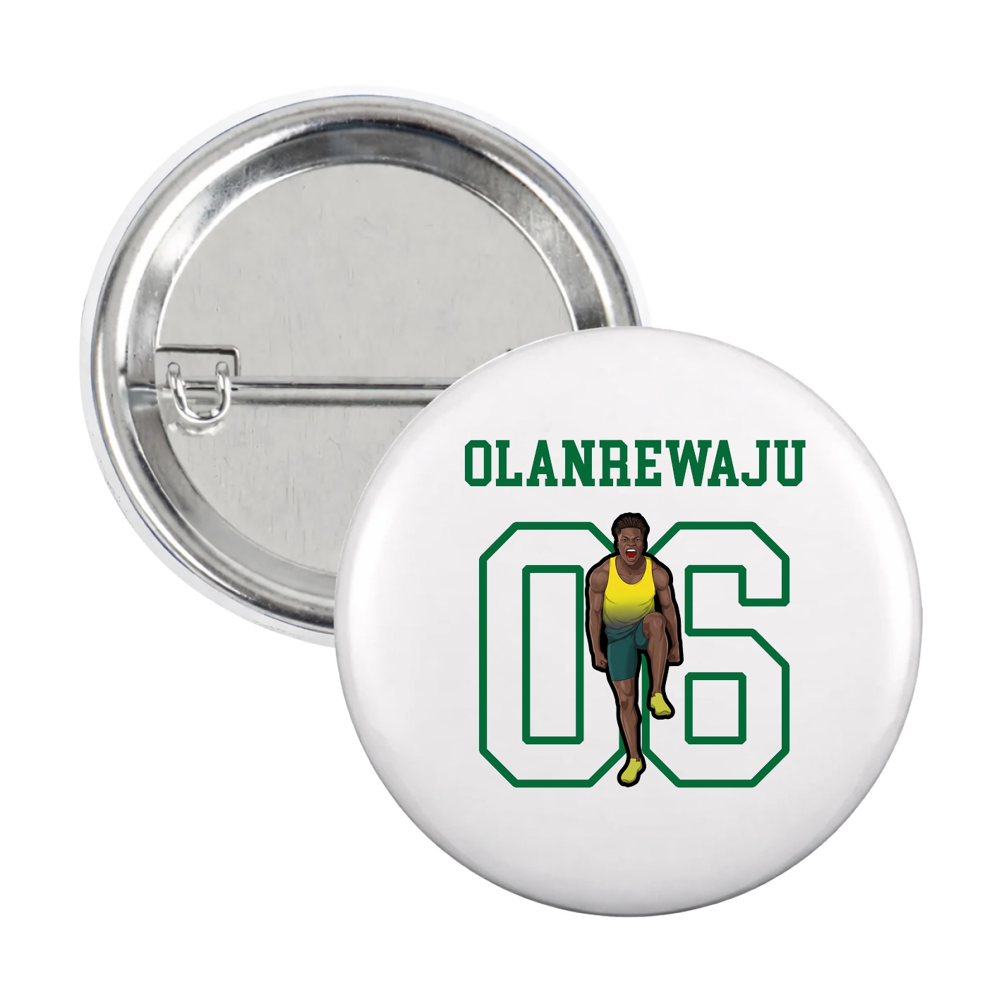 Game Day Button — Shirsey in White