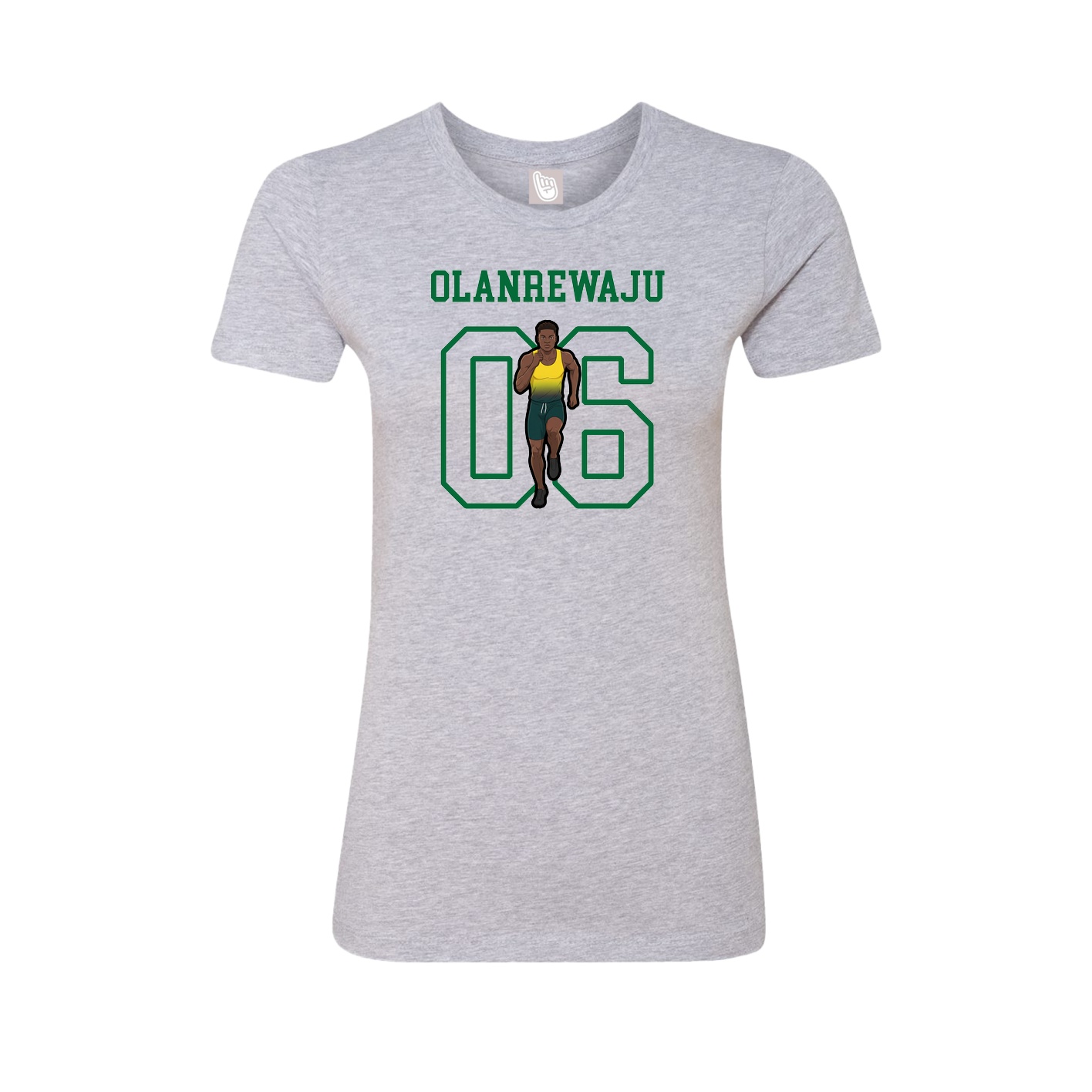 Fitted Women's Tee — Shirsey in Grey