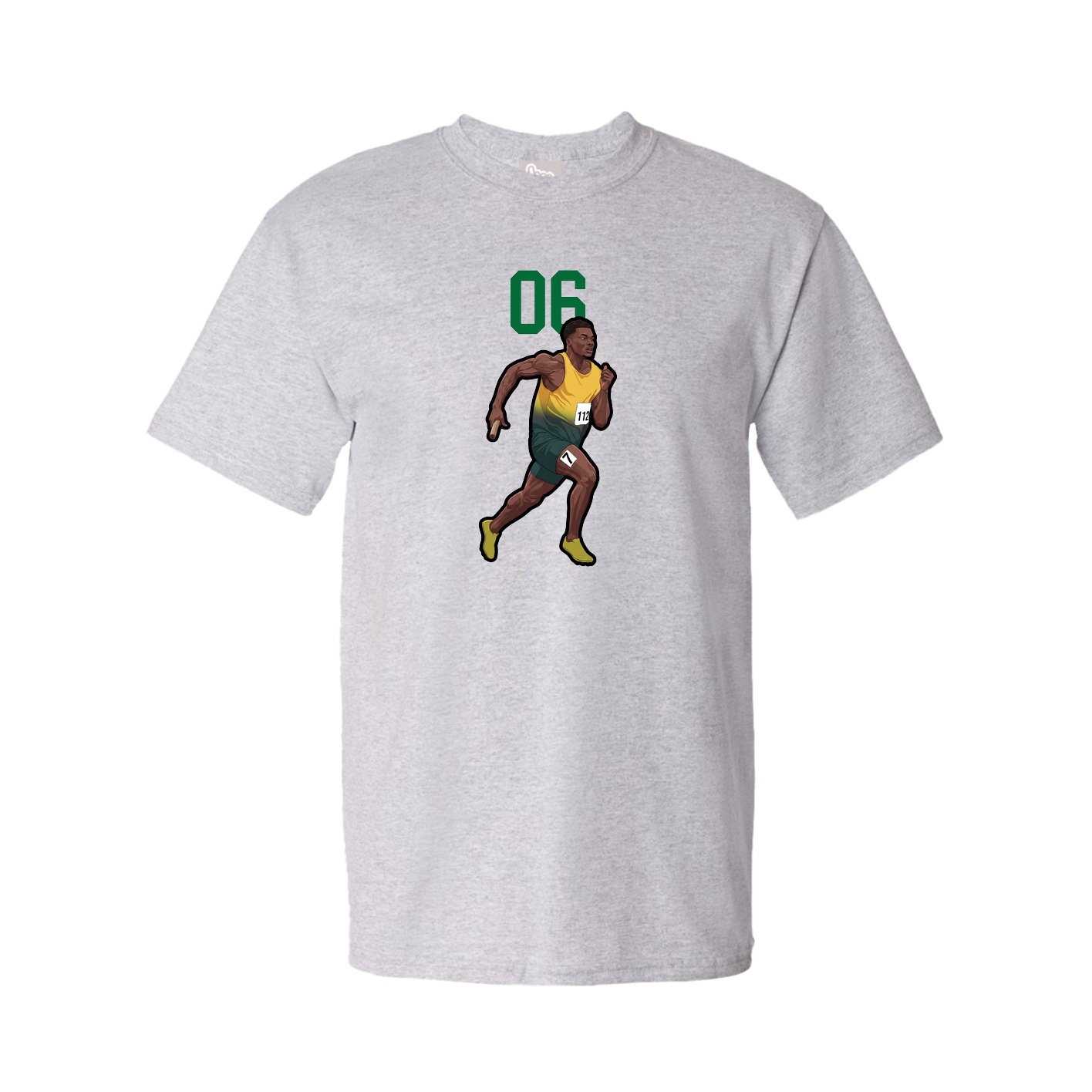 Youth Tee — Number Top in Grey
