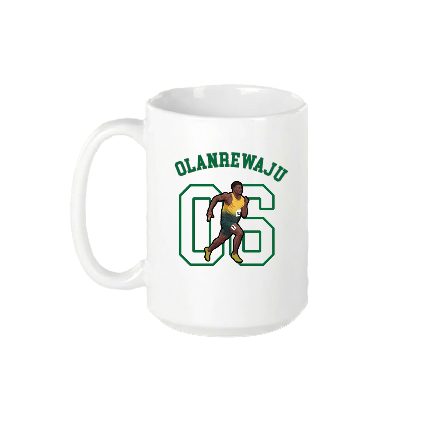 15oz Coffee Mug — Shirsey Arch in White